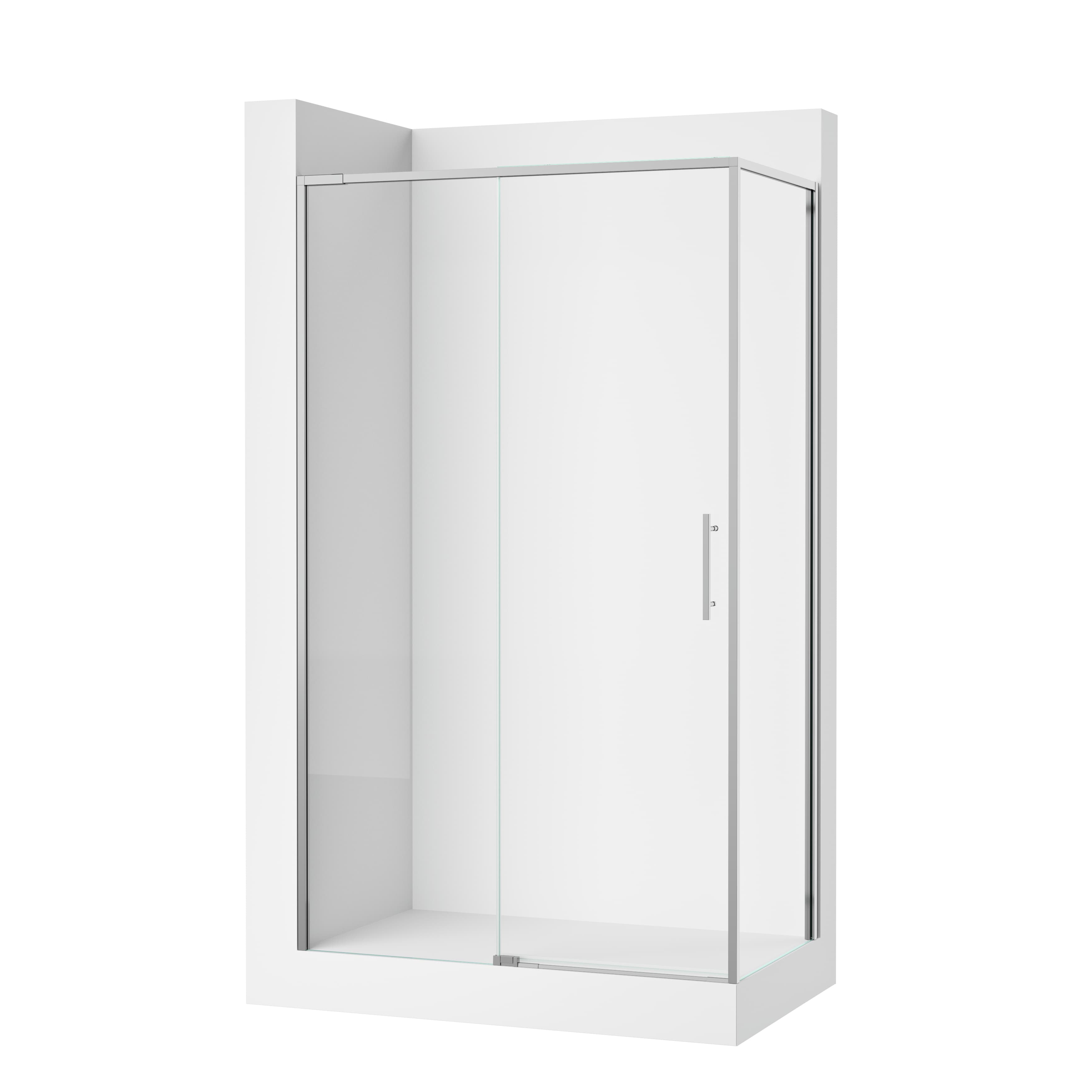 Divisórias para duche Alumínio polido FLOW+ S60237100012M01 Sanitana