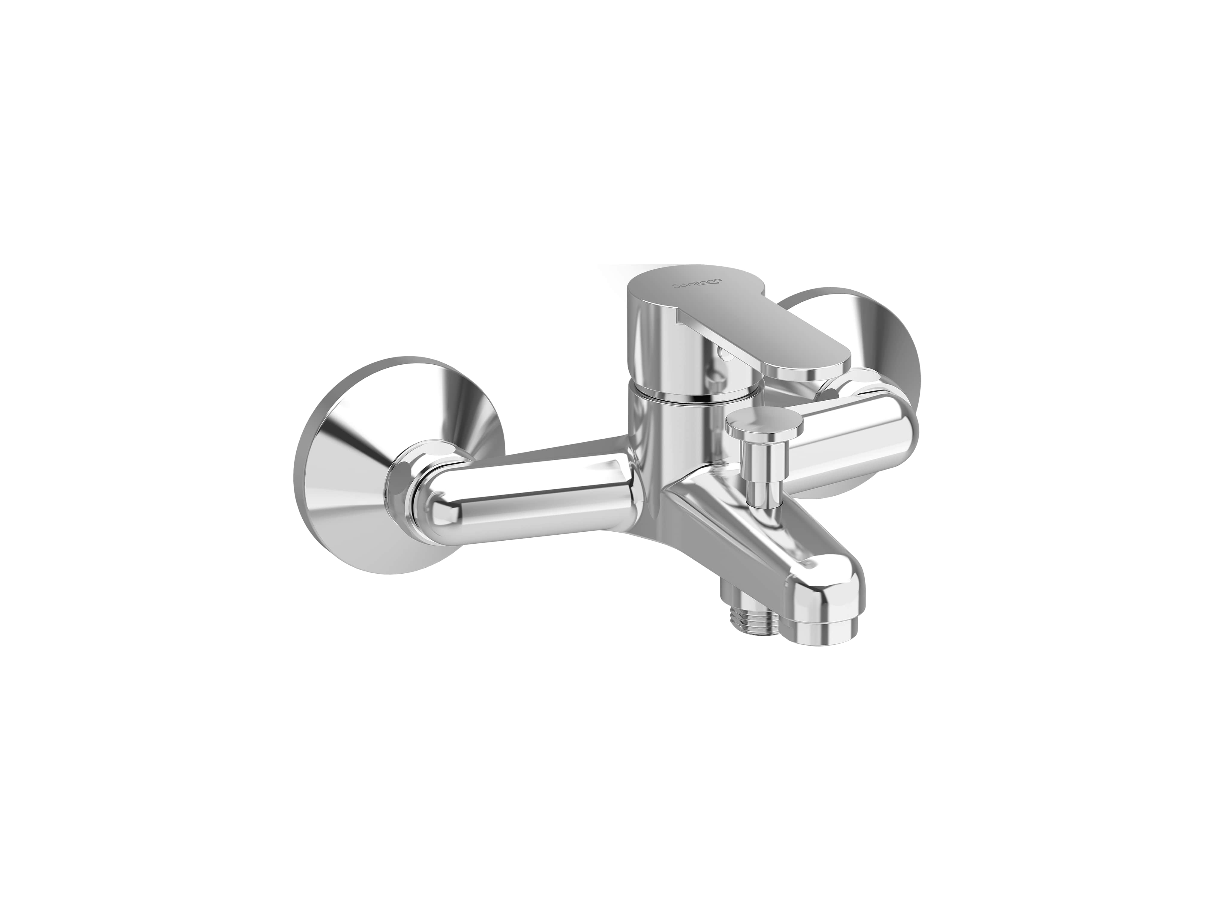 Torneiras de duche e banheira Cromado TALLY S50212800012600 Sanitana