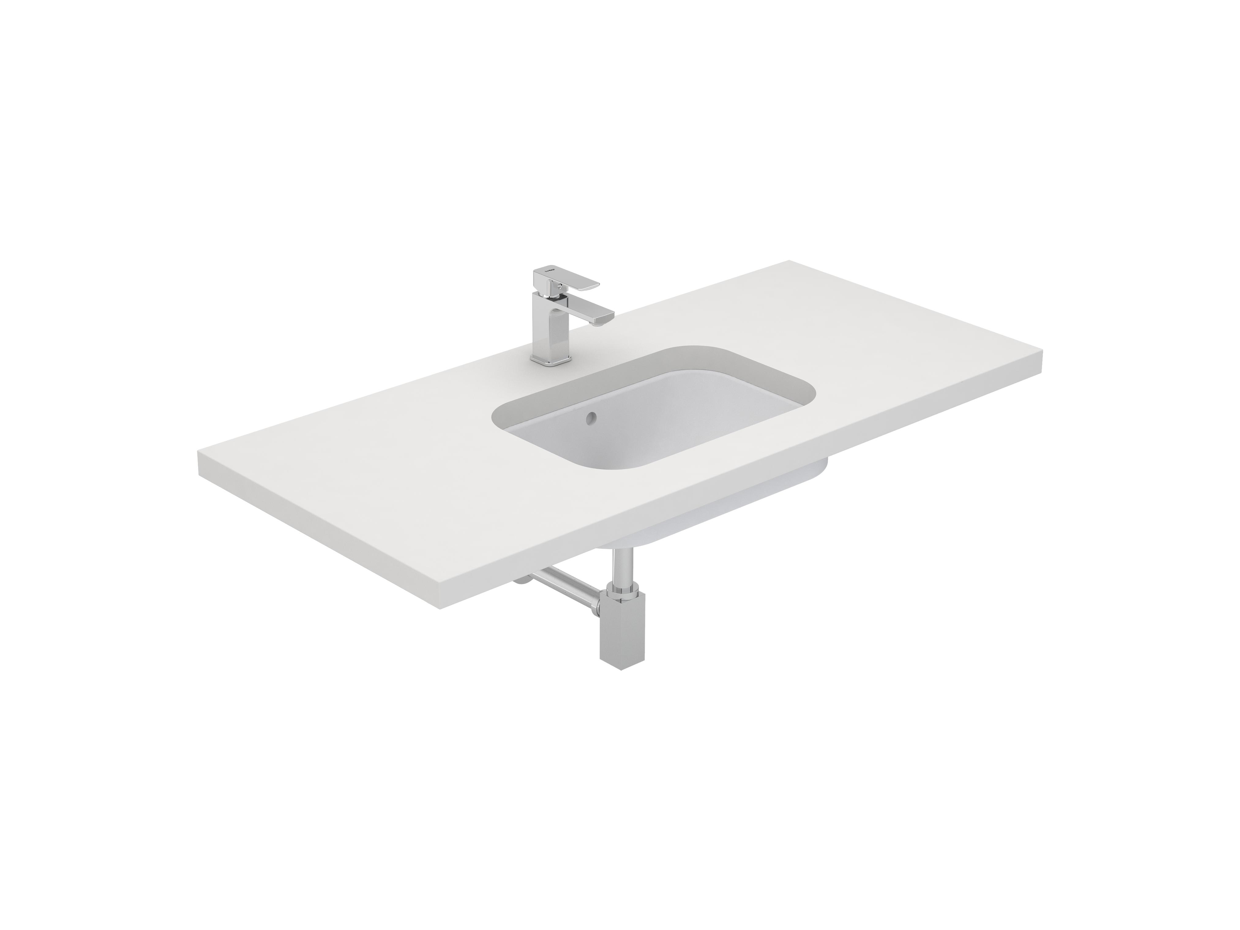 Lavatórios de encastrar por baixo Branco NEXO S10074730500000 Sanitana