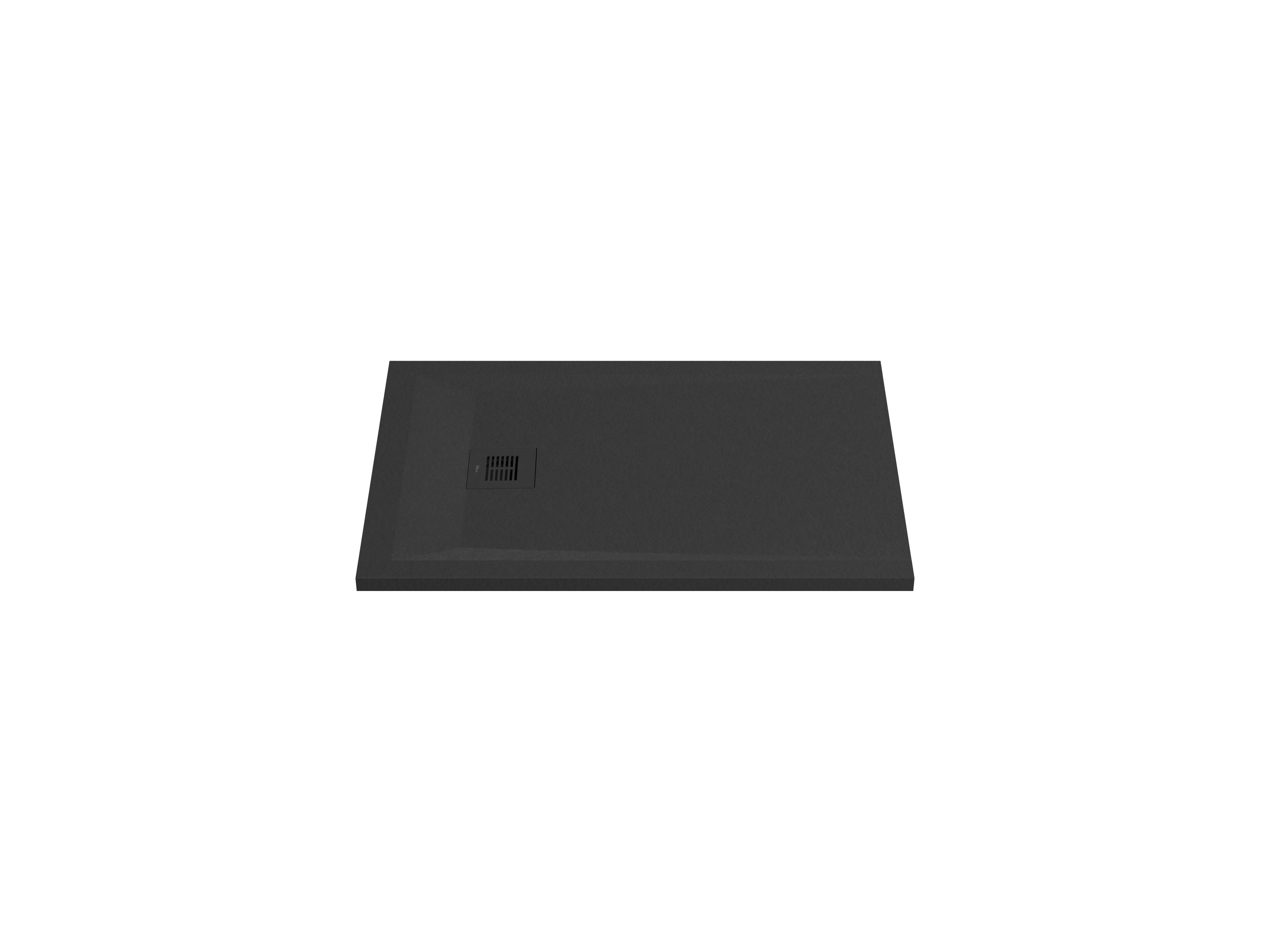 Bases de duche Preto mate ROCKS SP3013E82BC100560 Sanitana