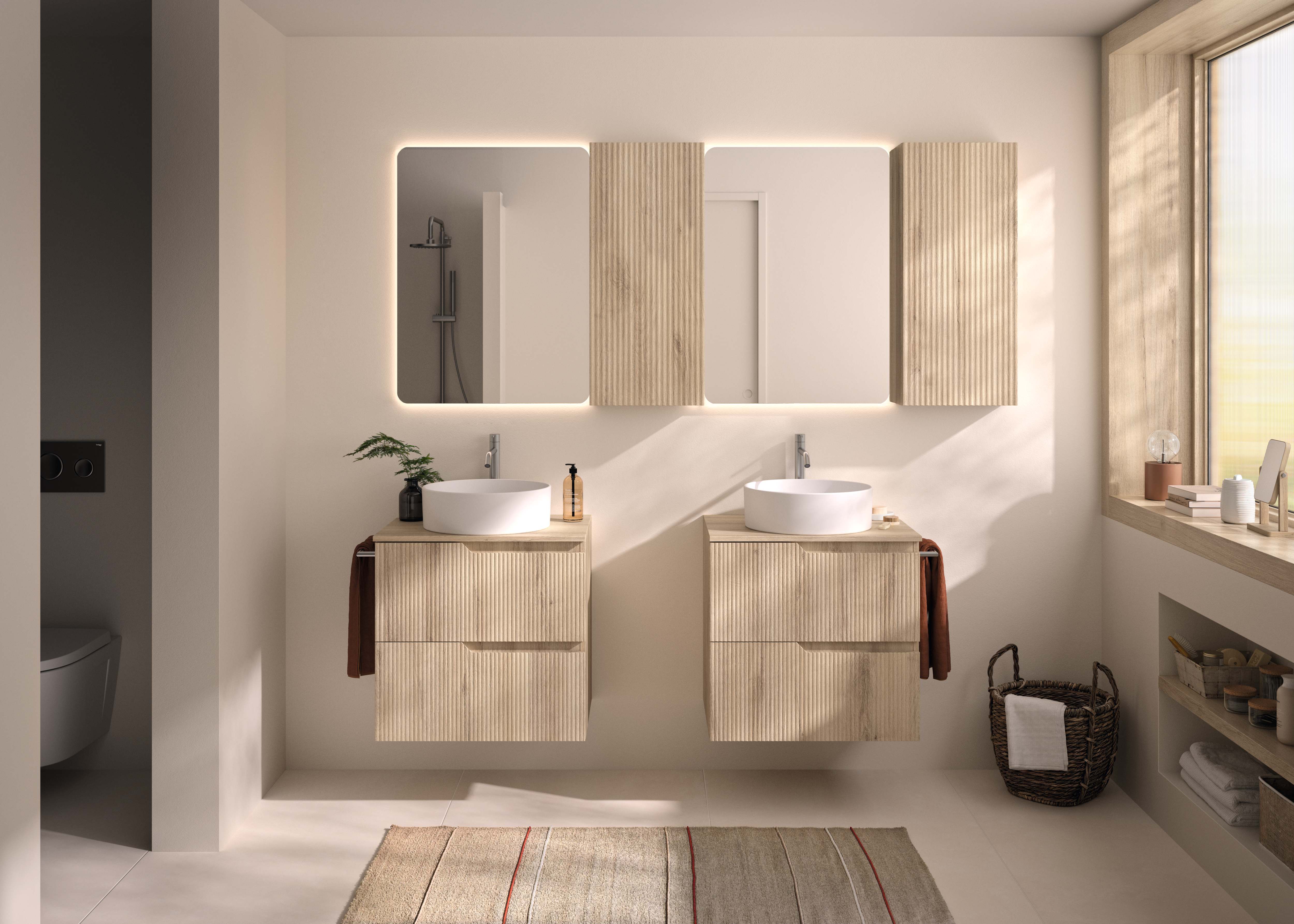 Lavatórios de bancada HALO S102090504...00 Sanitana