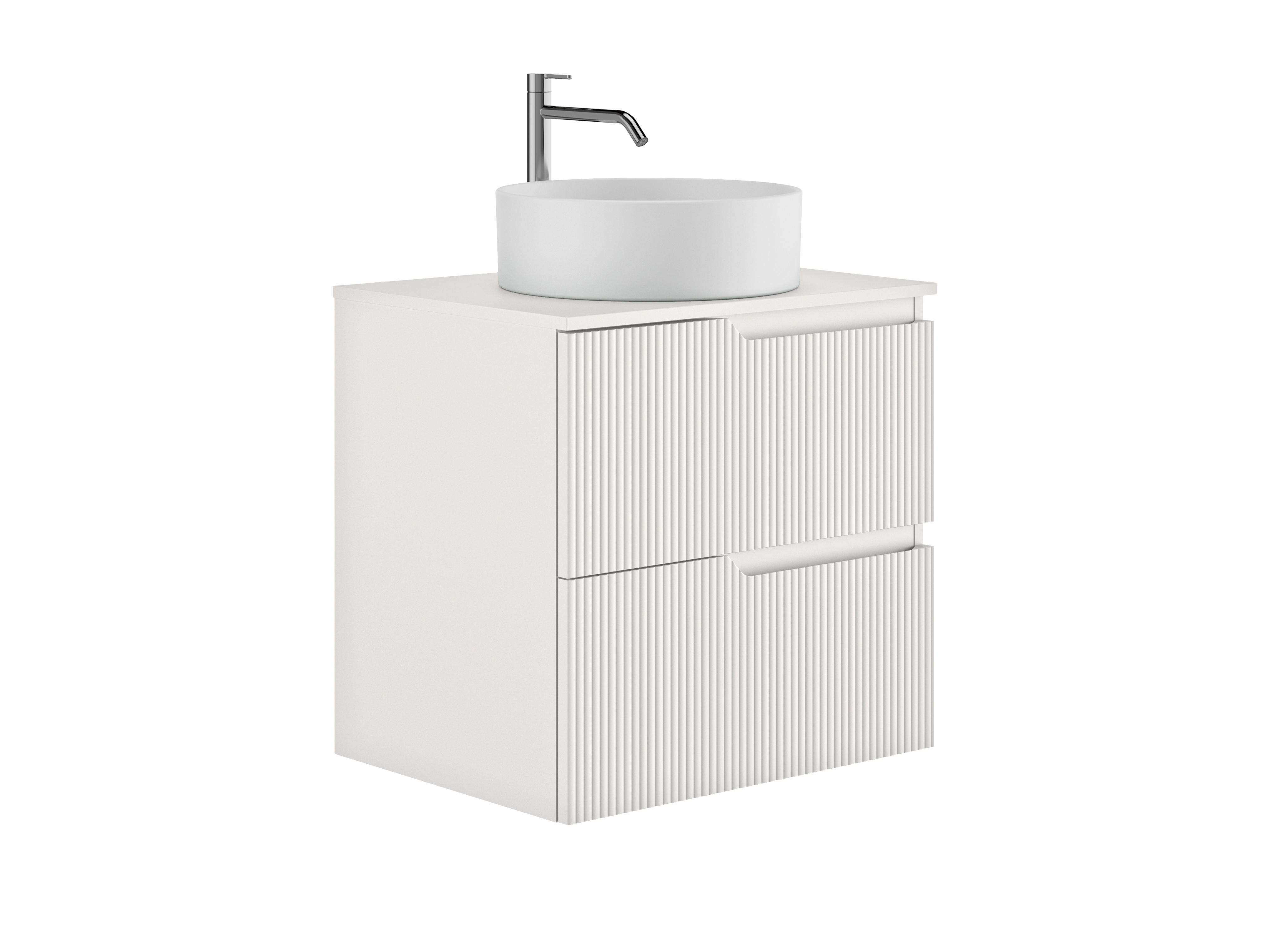 Bancadas para lavatório Branco mate BLOSSOM S70219600006400 Sanitana