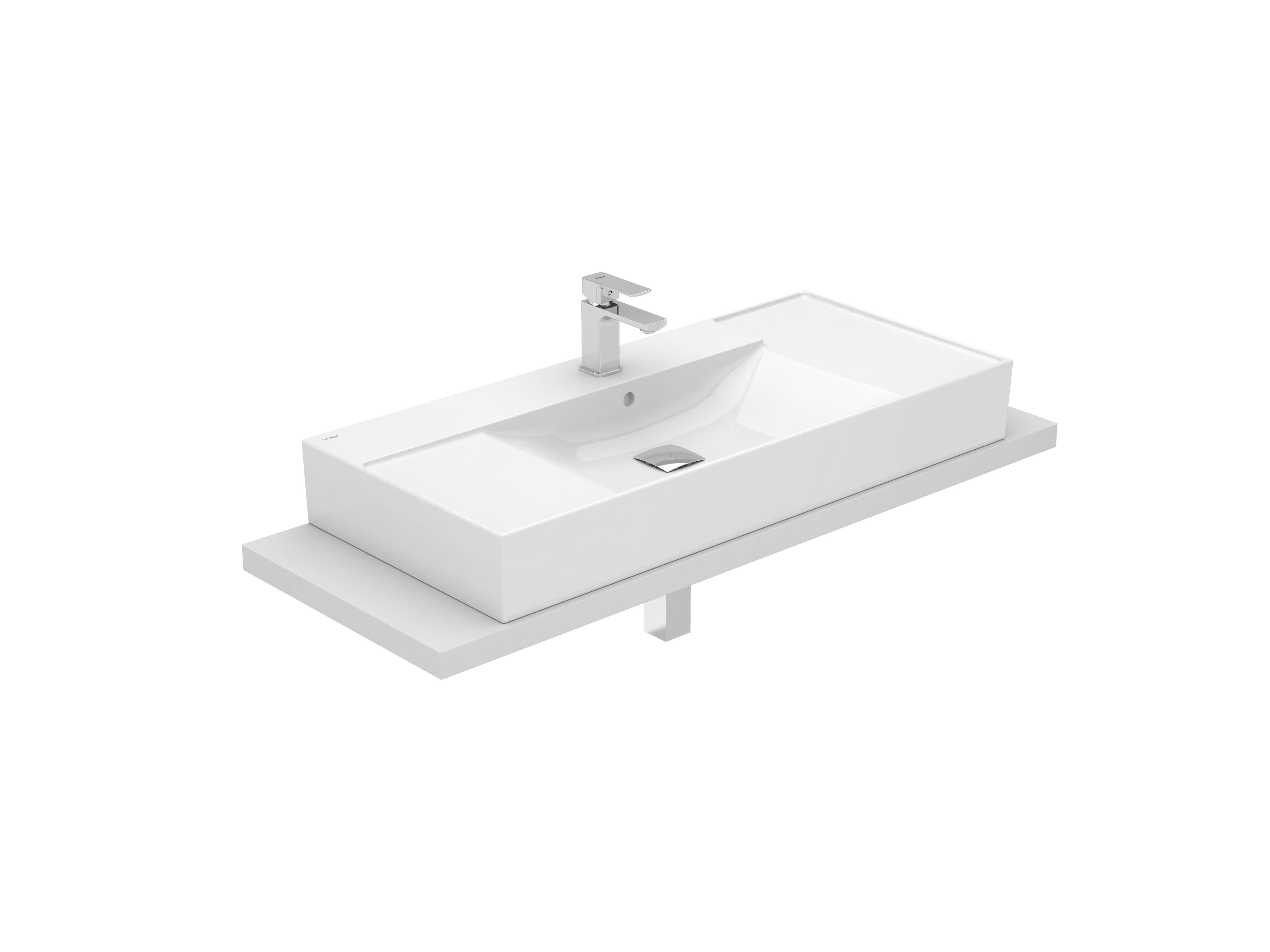 Lavatórios de bancada Branco ALBUS S10200916400000 Sanitana