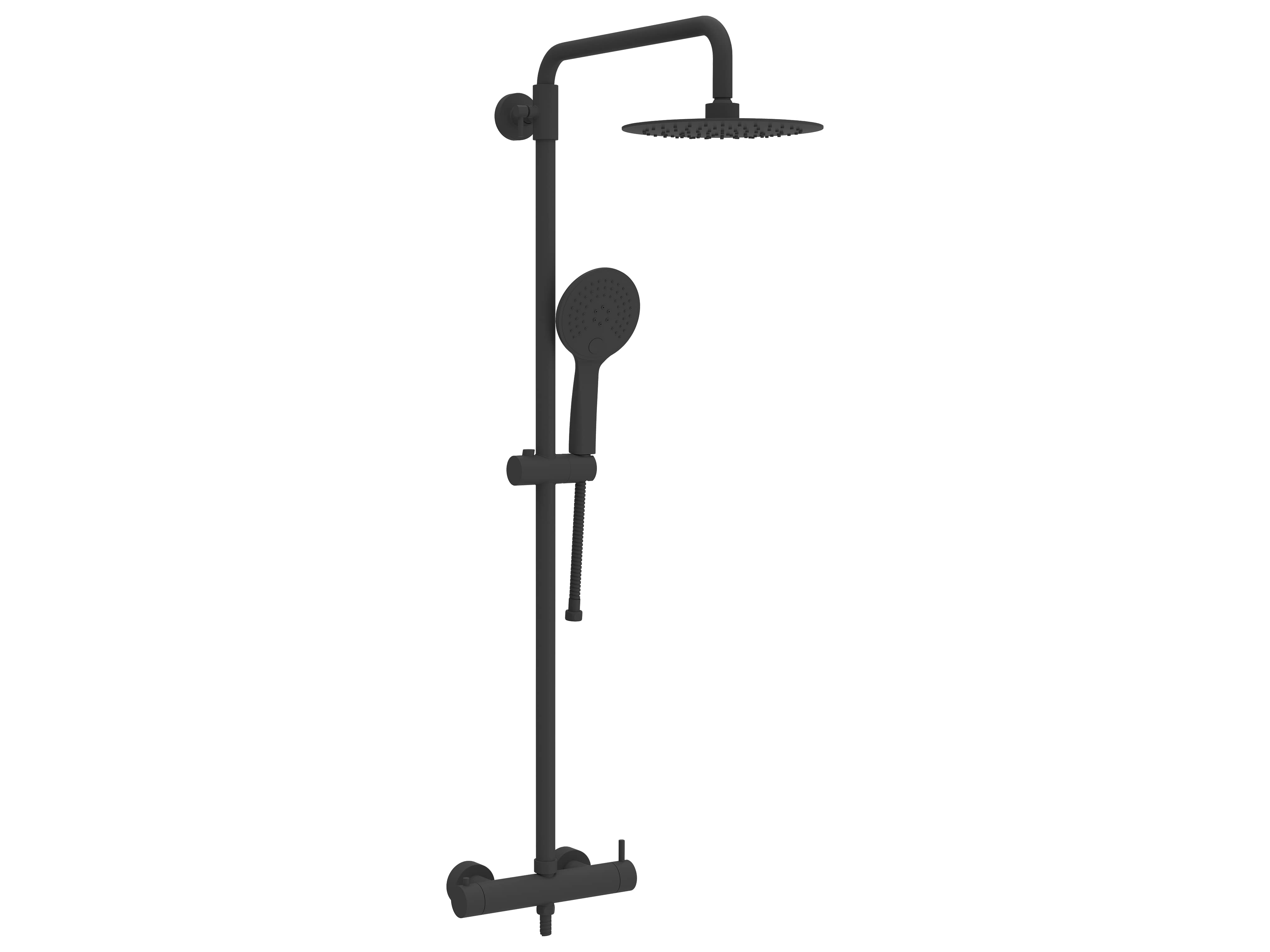 Colunas de duche Preto mate BLOOM S50207446371600 Sanitana