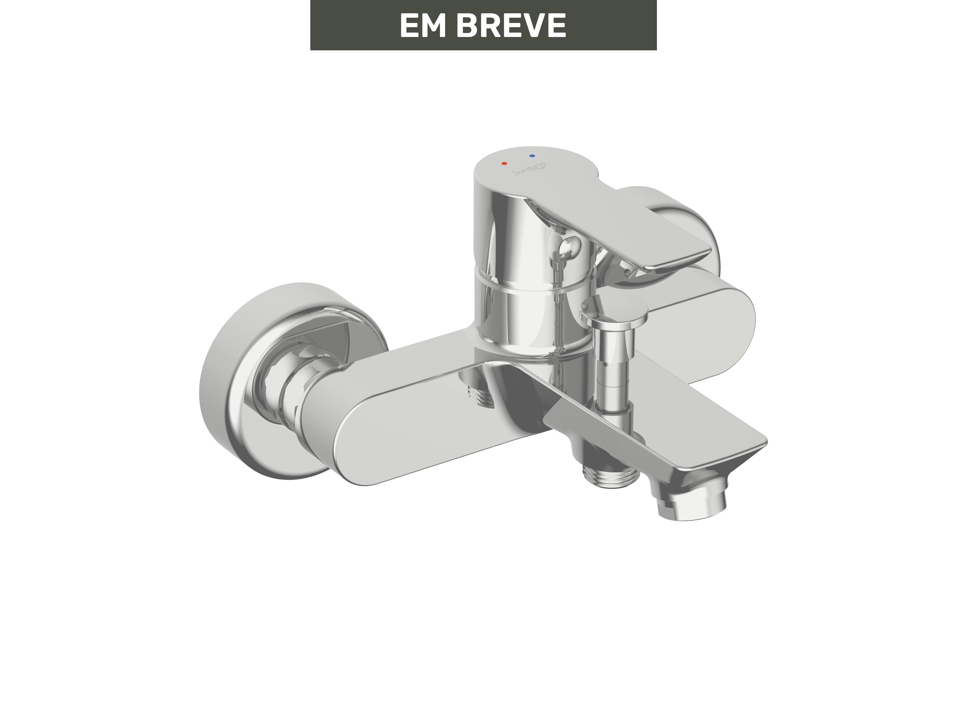 Torneiras de duche e banheira NIRA S50223800012600 Sanitana