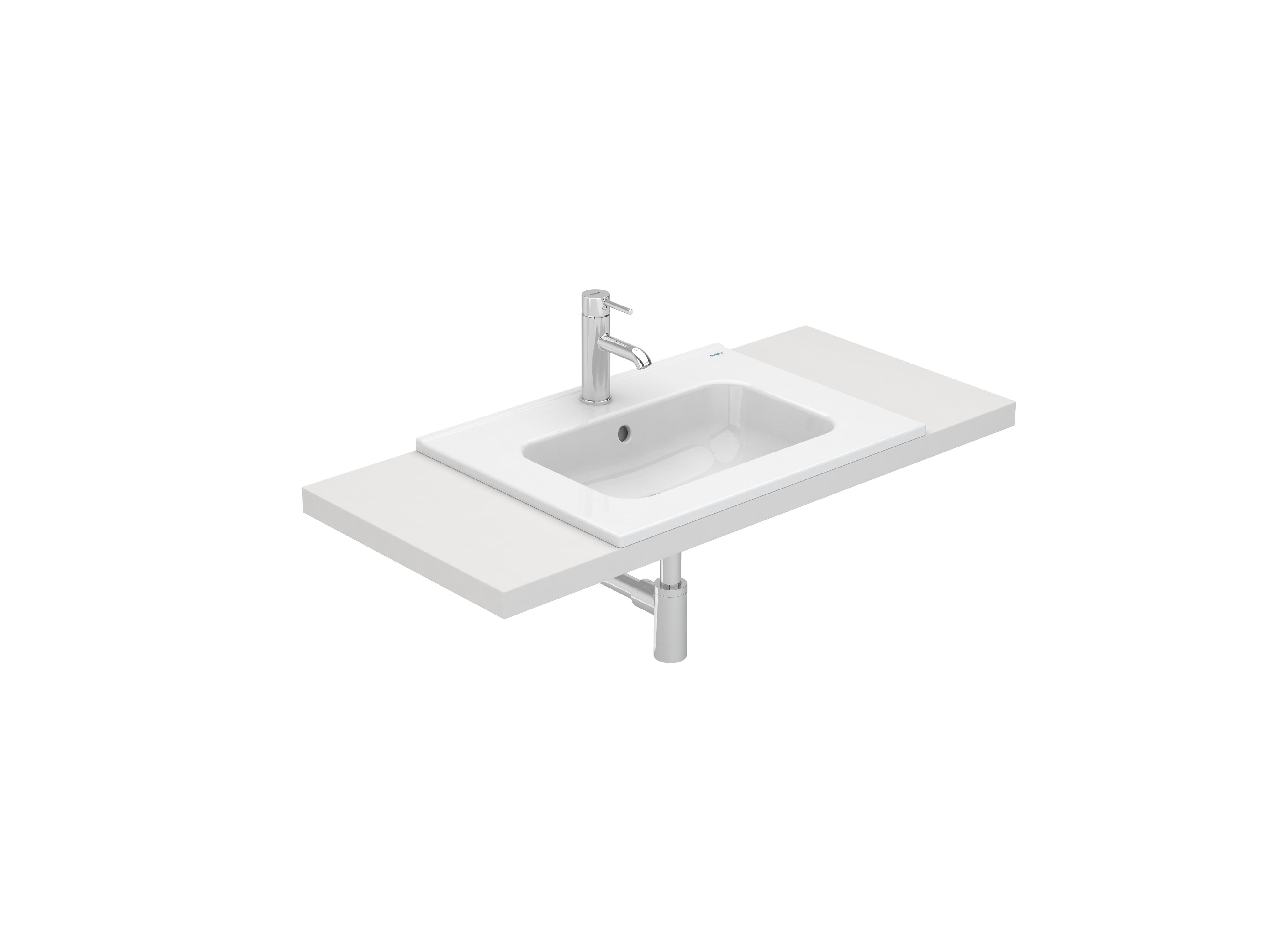 Lavatórios de encastrar Branco ALUR S10208300000000 Sanitana