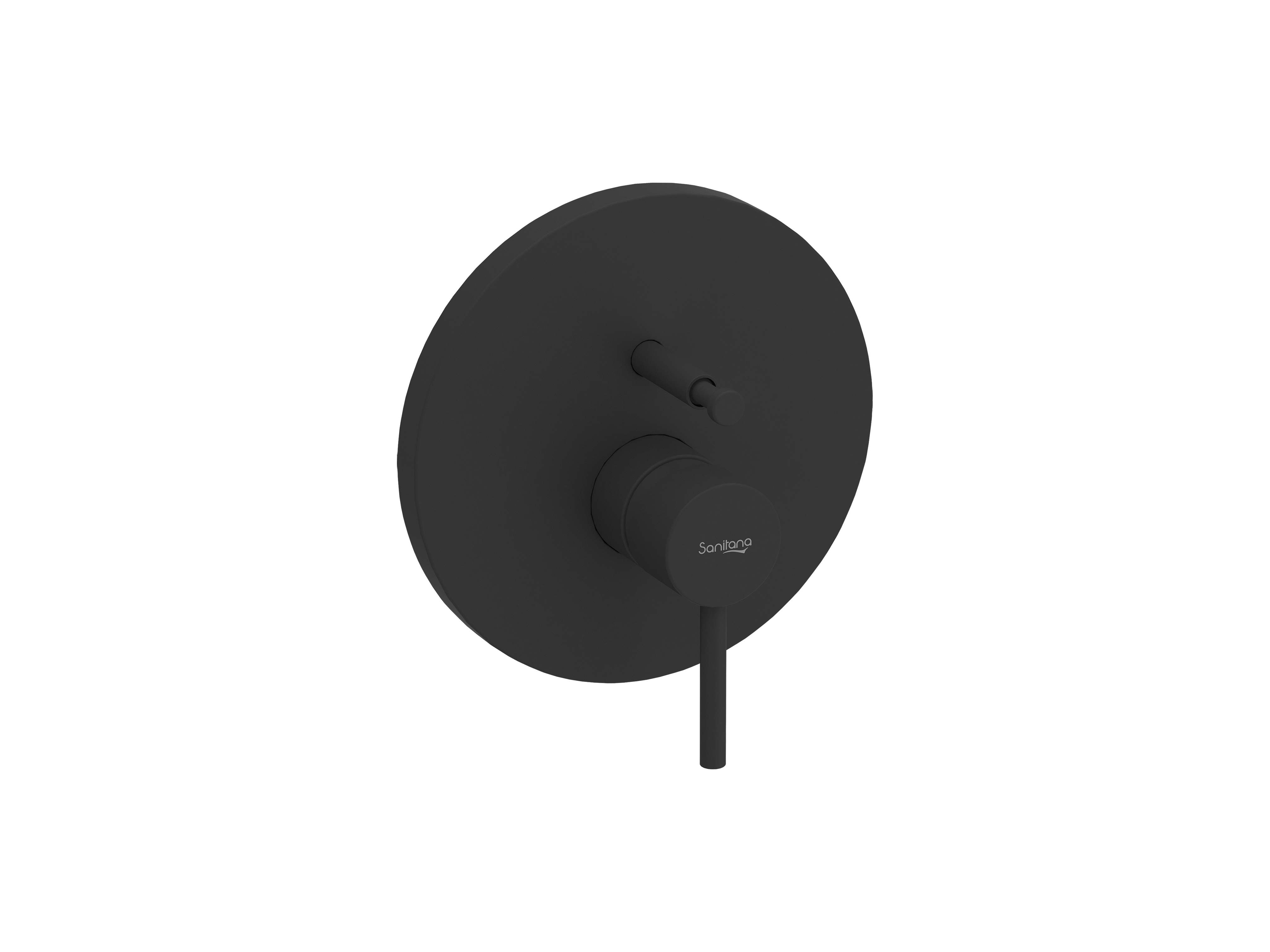 Torneiras de duche e banheira Preto mate BLOOM S50204268771600 Sanitana