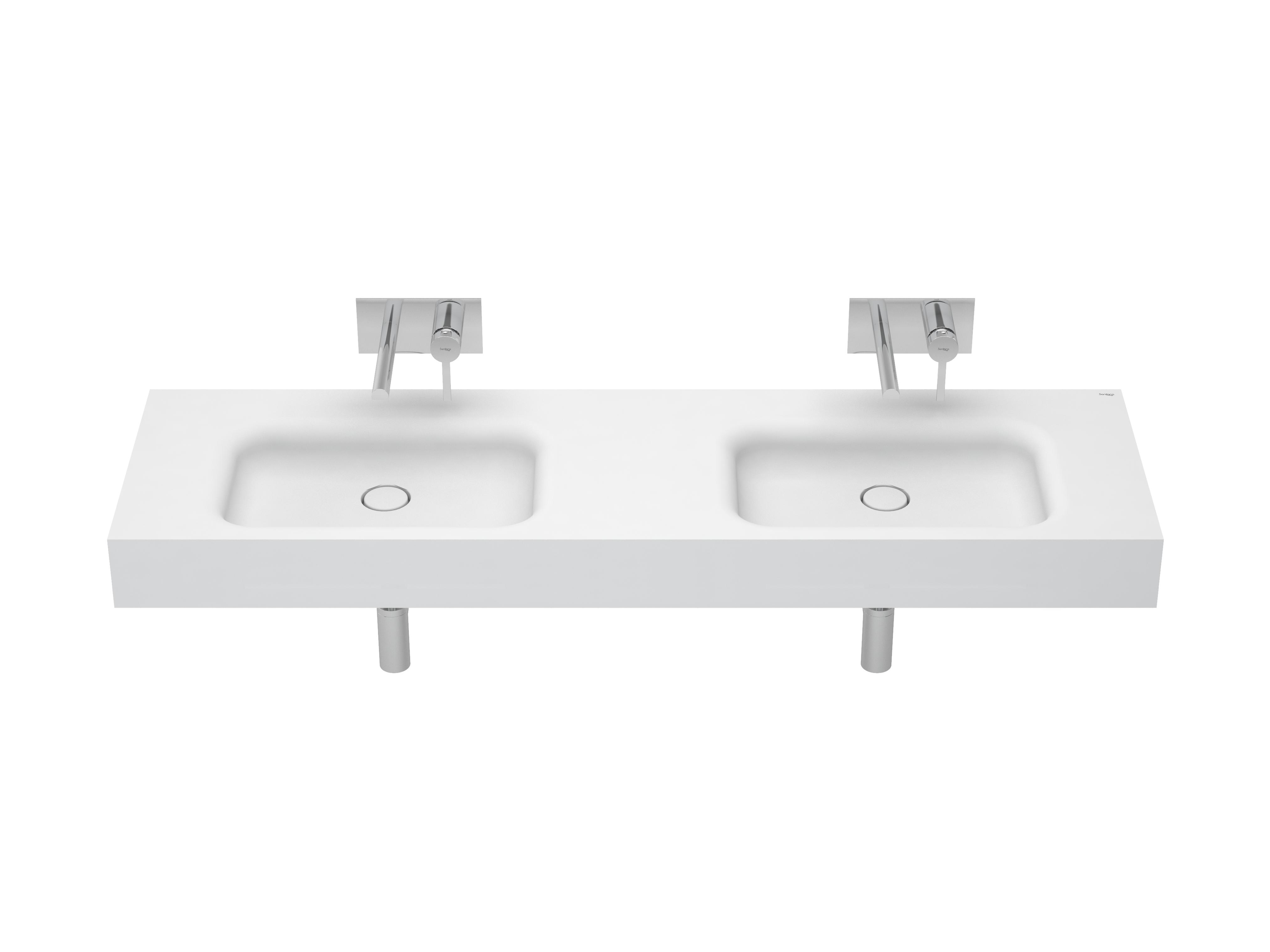 Lavatórios murais Branco VELVET S20203800000000 Sanitana