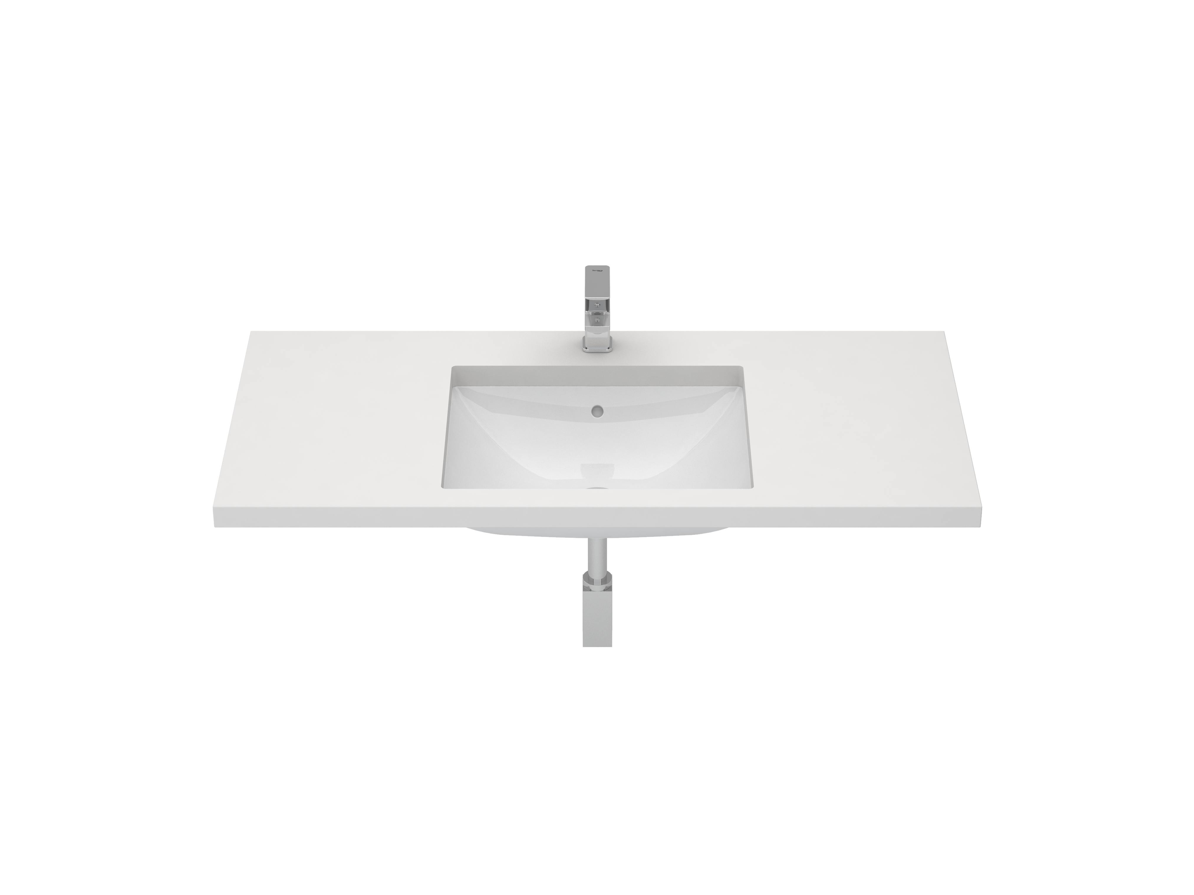 Lavatórios de encastrar por baixo Branco AIDA S10060030500000 Sanitana