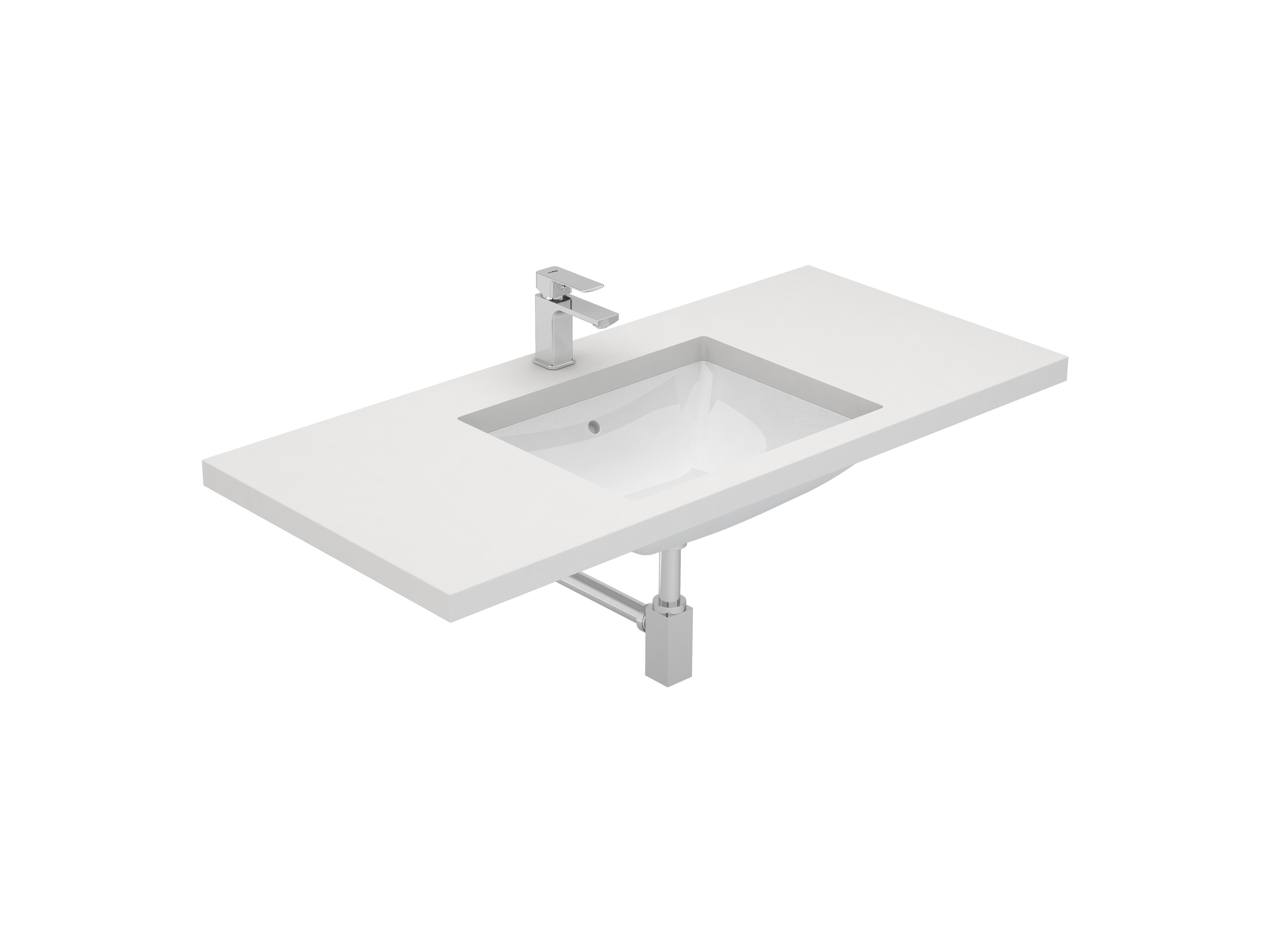 Lavatórios de encastrar por baixo Branco AIDA S10060030500000 Sanitana