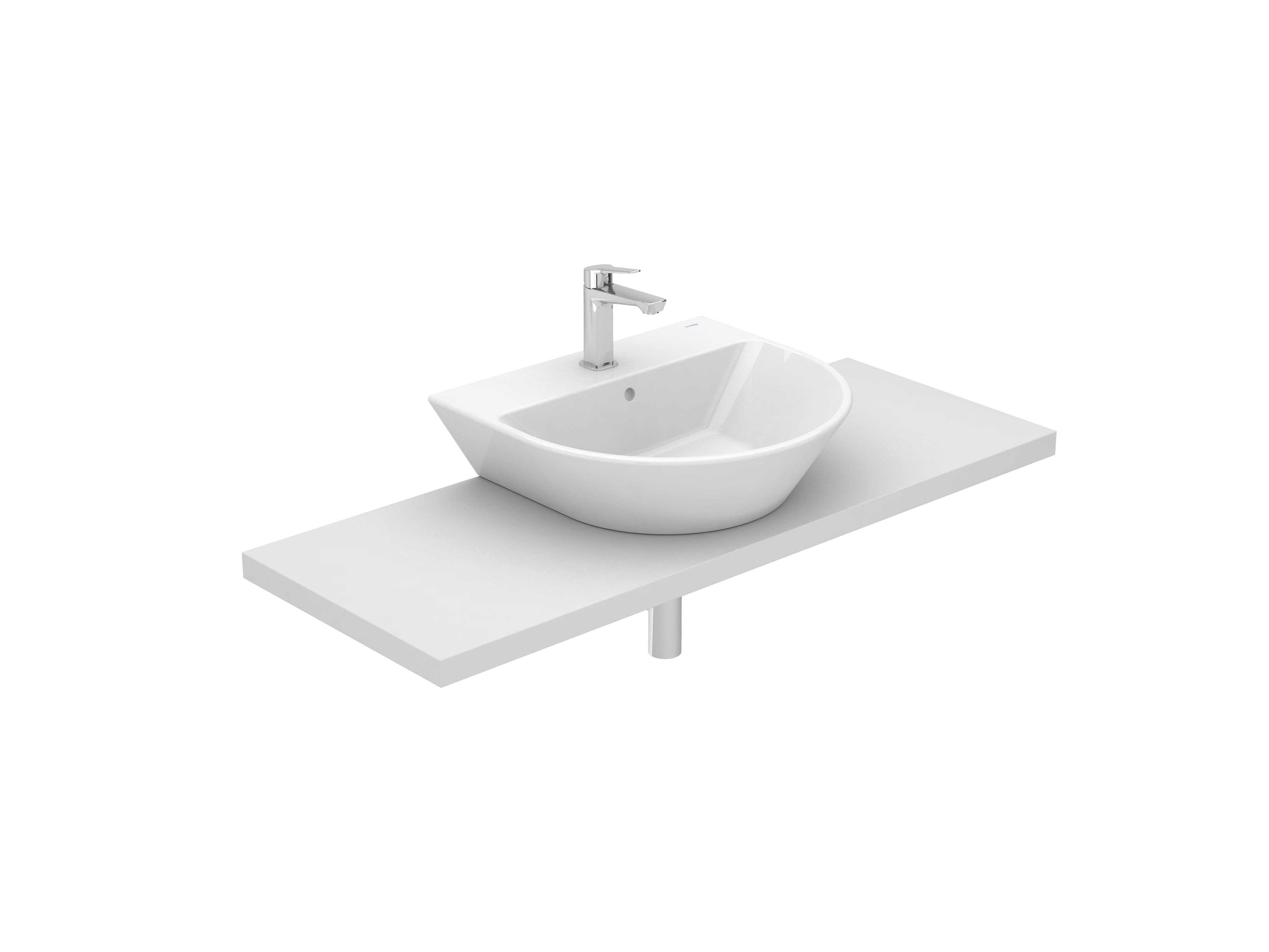 Lavatórios de bancada Branco LOFT S10205880700001 Sanitana