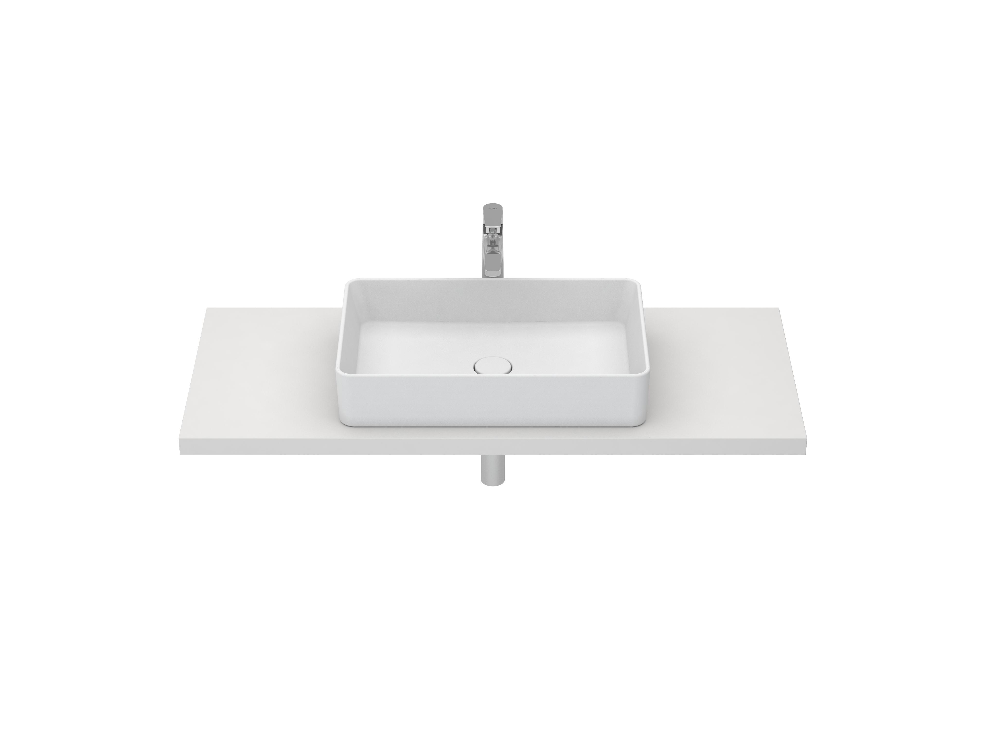 Lavatórios de bancada Branco mate HALO S10209250406400 Sanitana