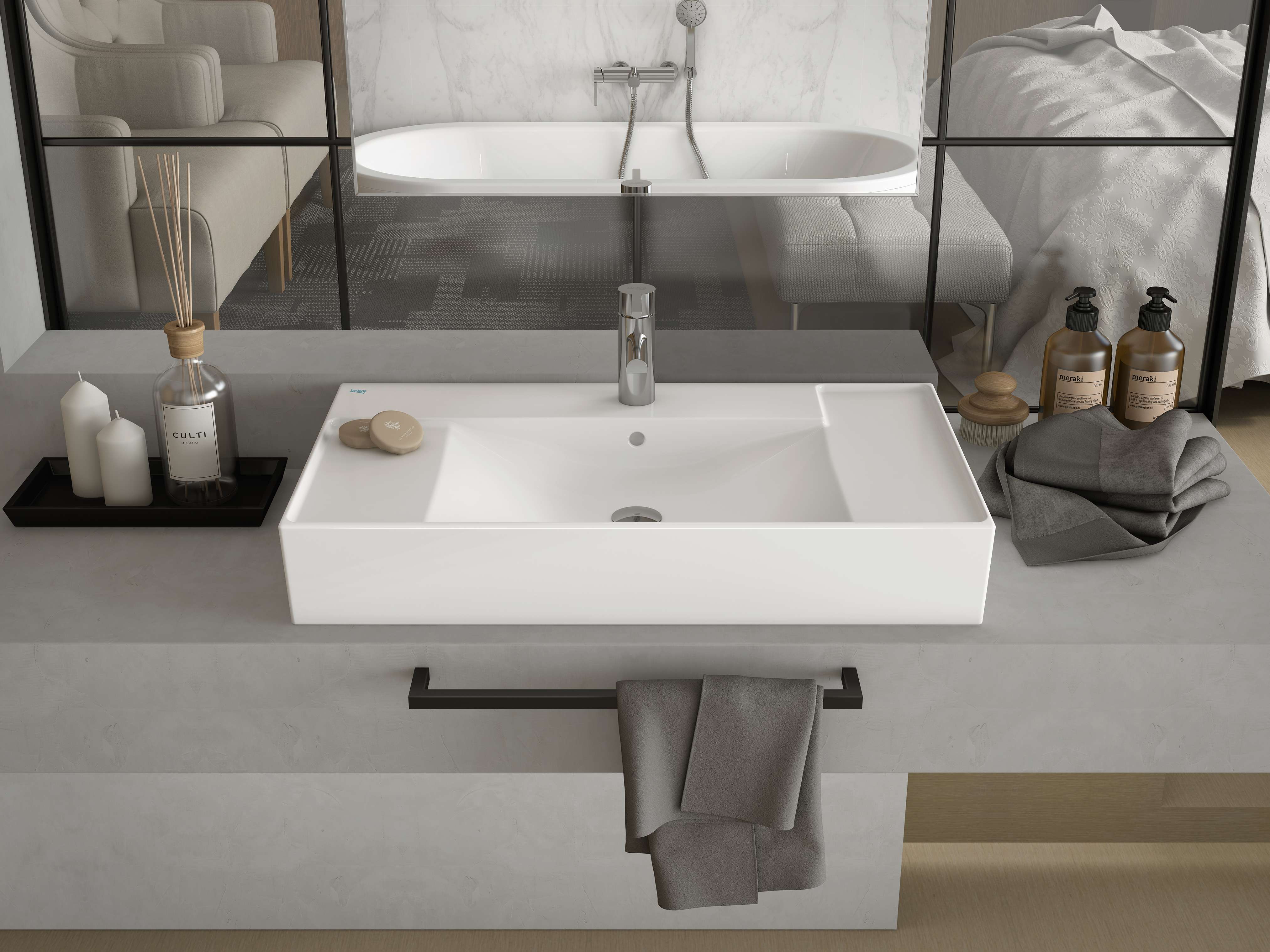 Lavatórios de bancada ALBUS S102002164...00 Sanitana