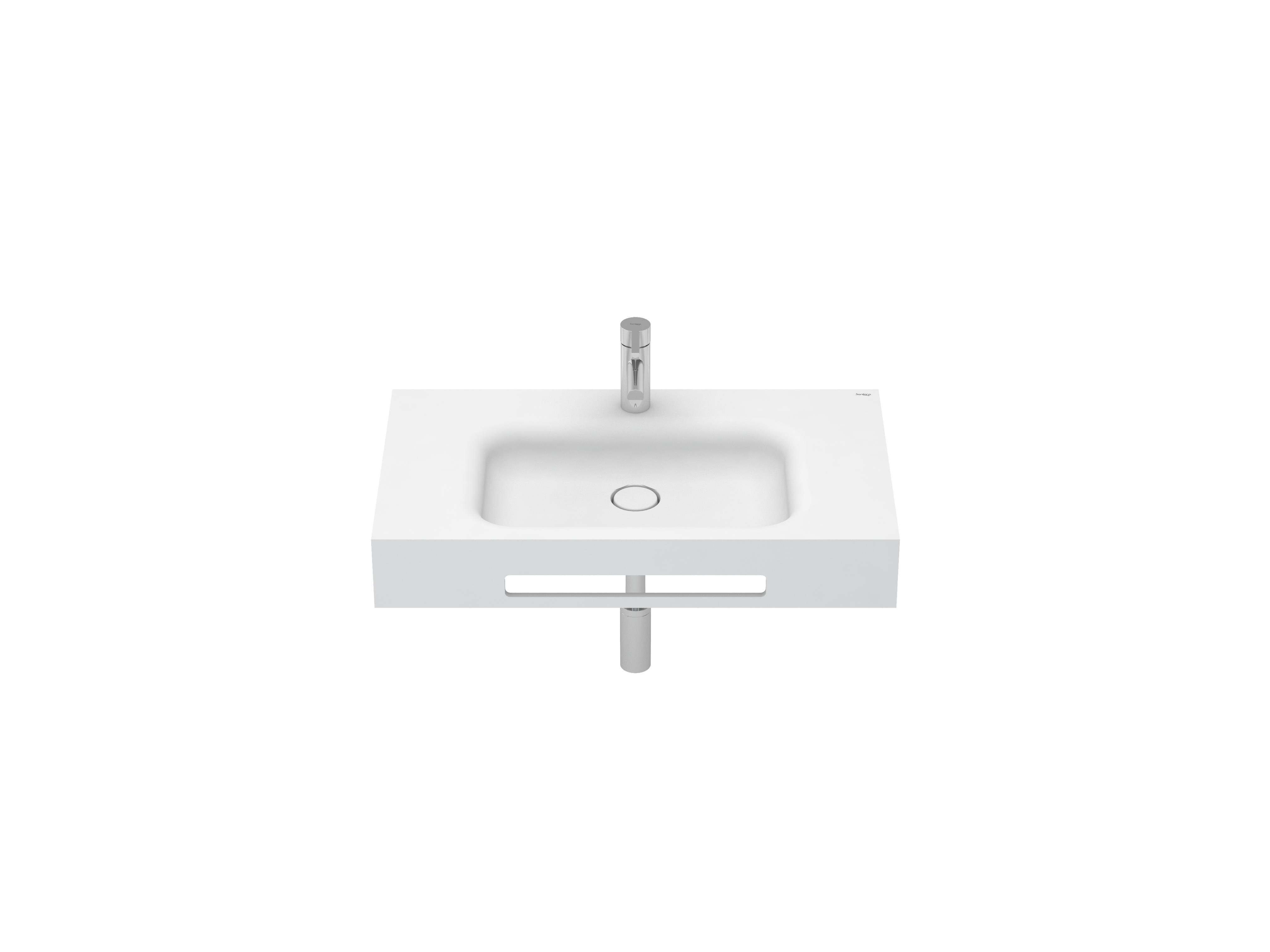 Lavatórios murais Branco VELVET S20204912000000 Sanitana