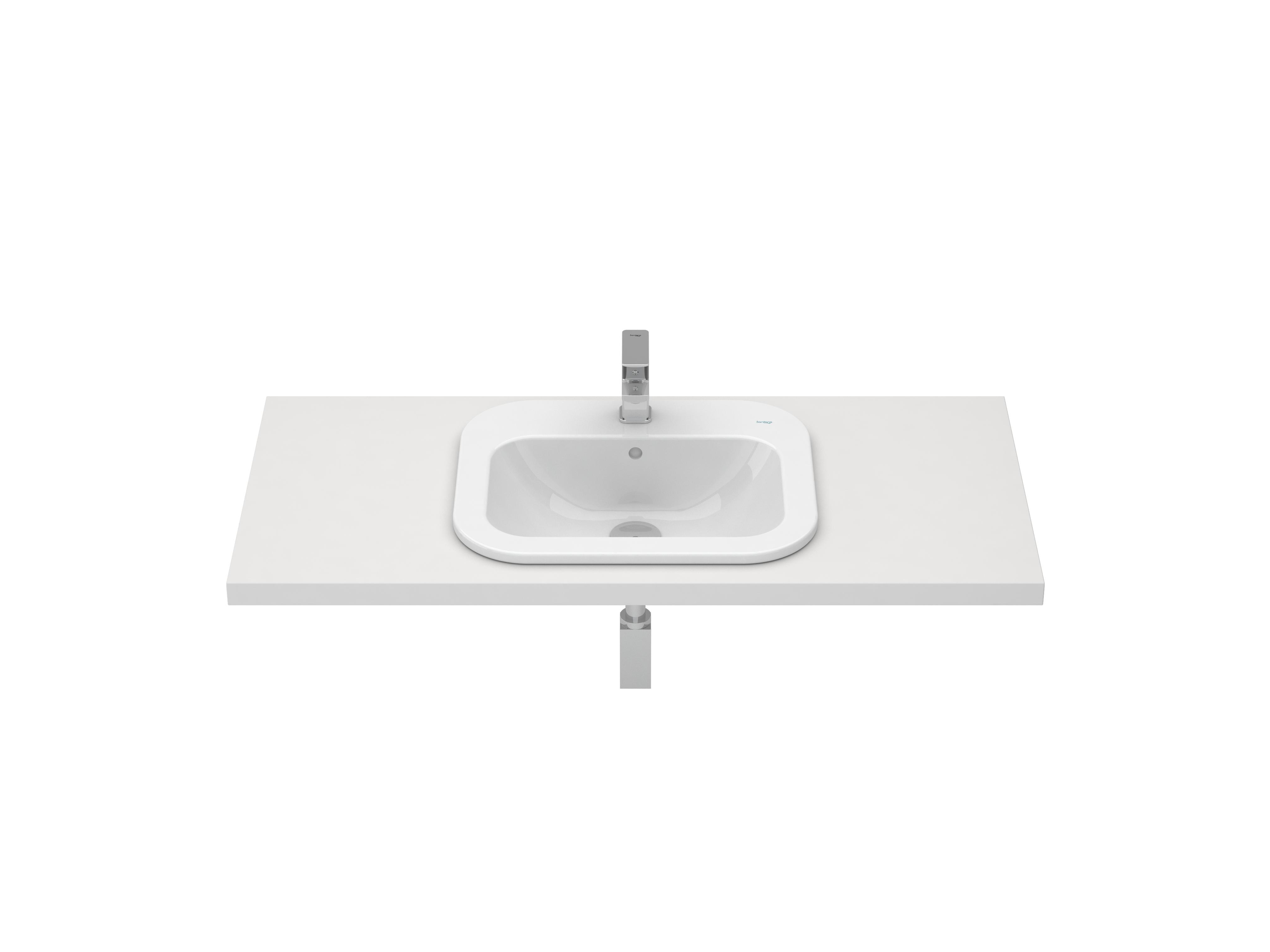 Lavatórios de encastrar Branco NEXO S10074816400000 Sanitana