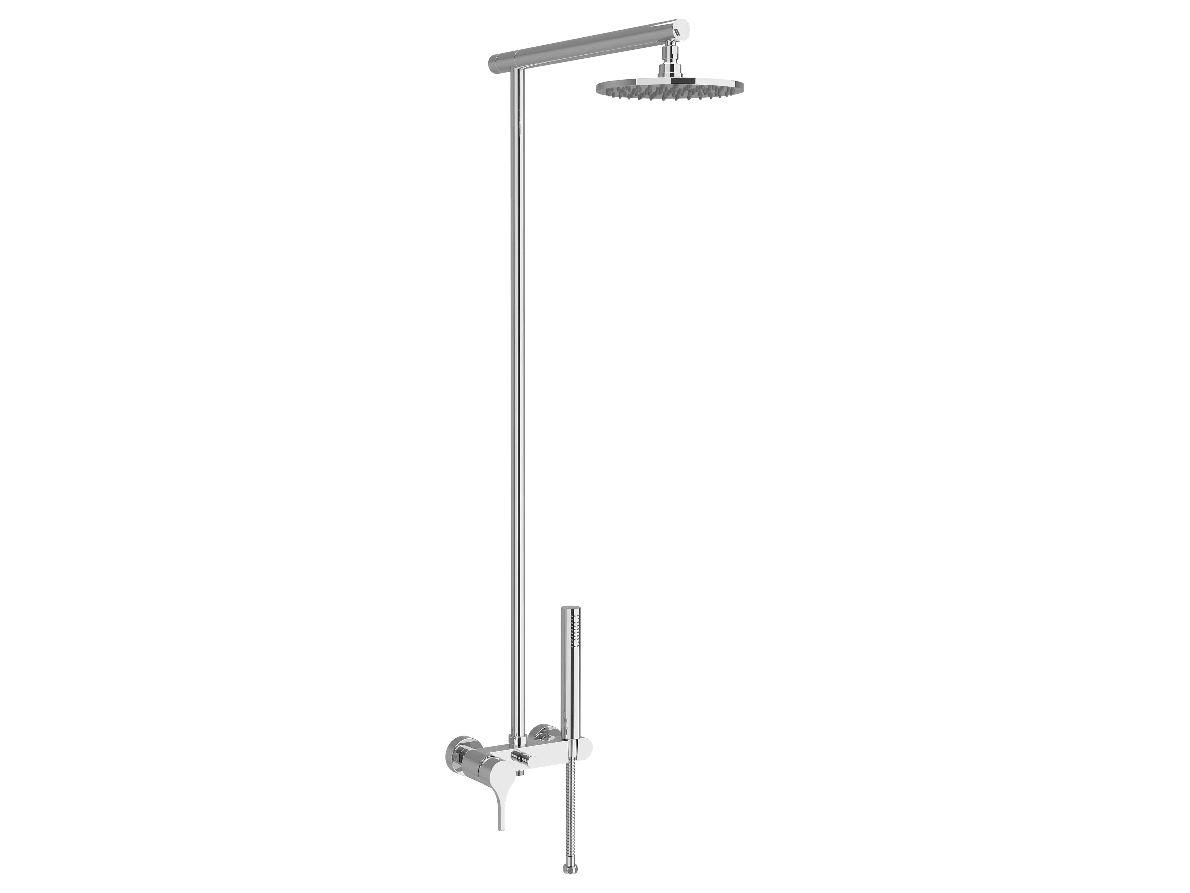 Colunas de duche Cromado SILK S50005446150700 Sanitana