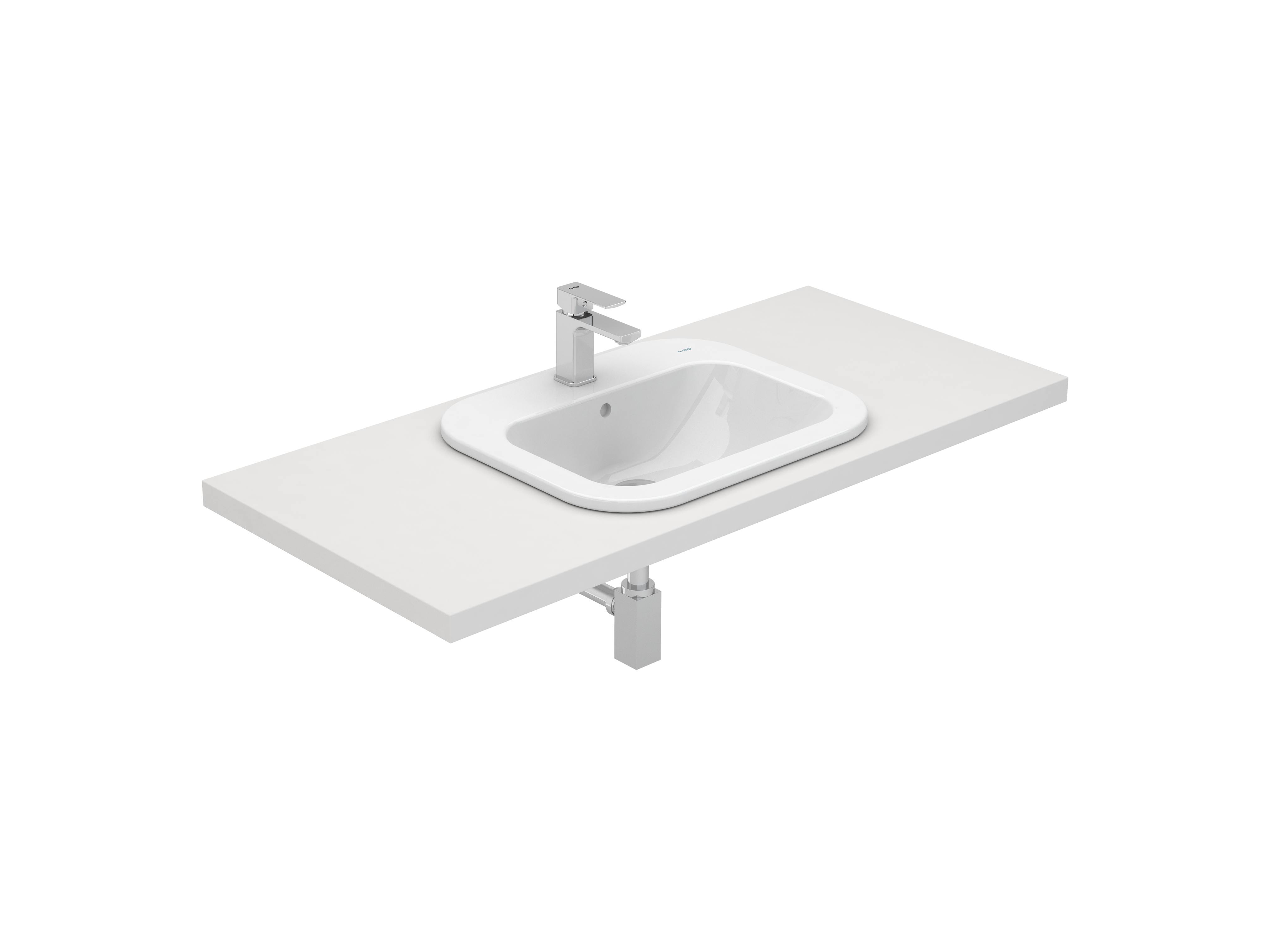 Lavatórios de encastrar Branco NEXO S10074816400000 Sanitana