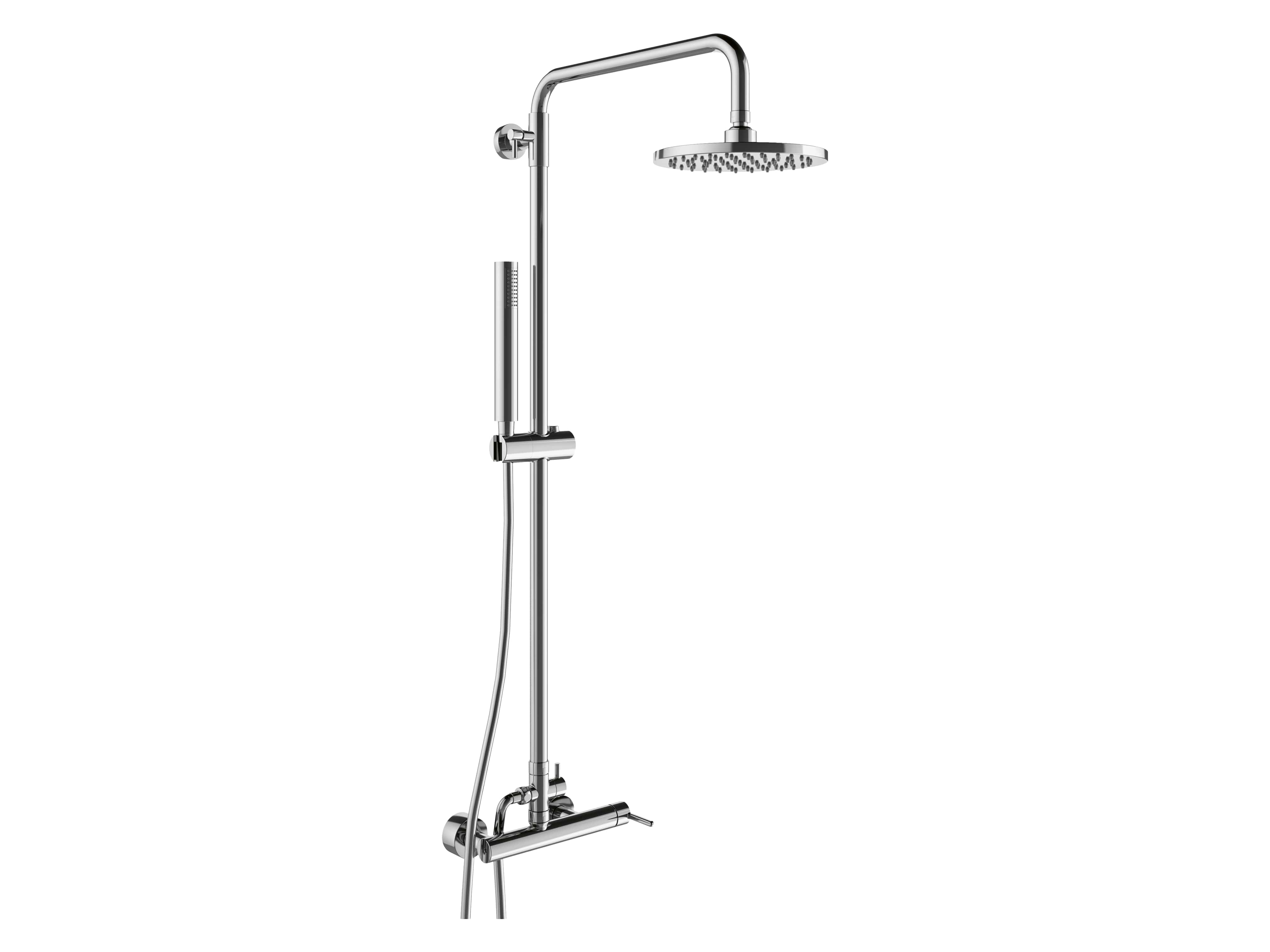 Colunas de duche Cromado RUBY S50217800012602 Sanitana