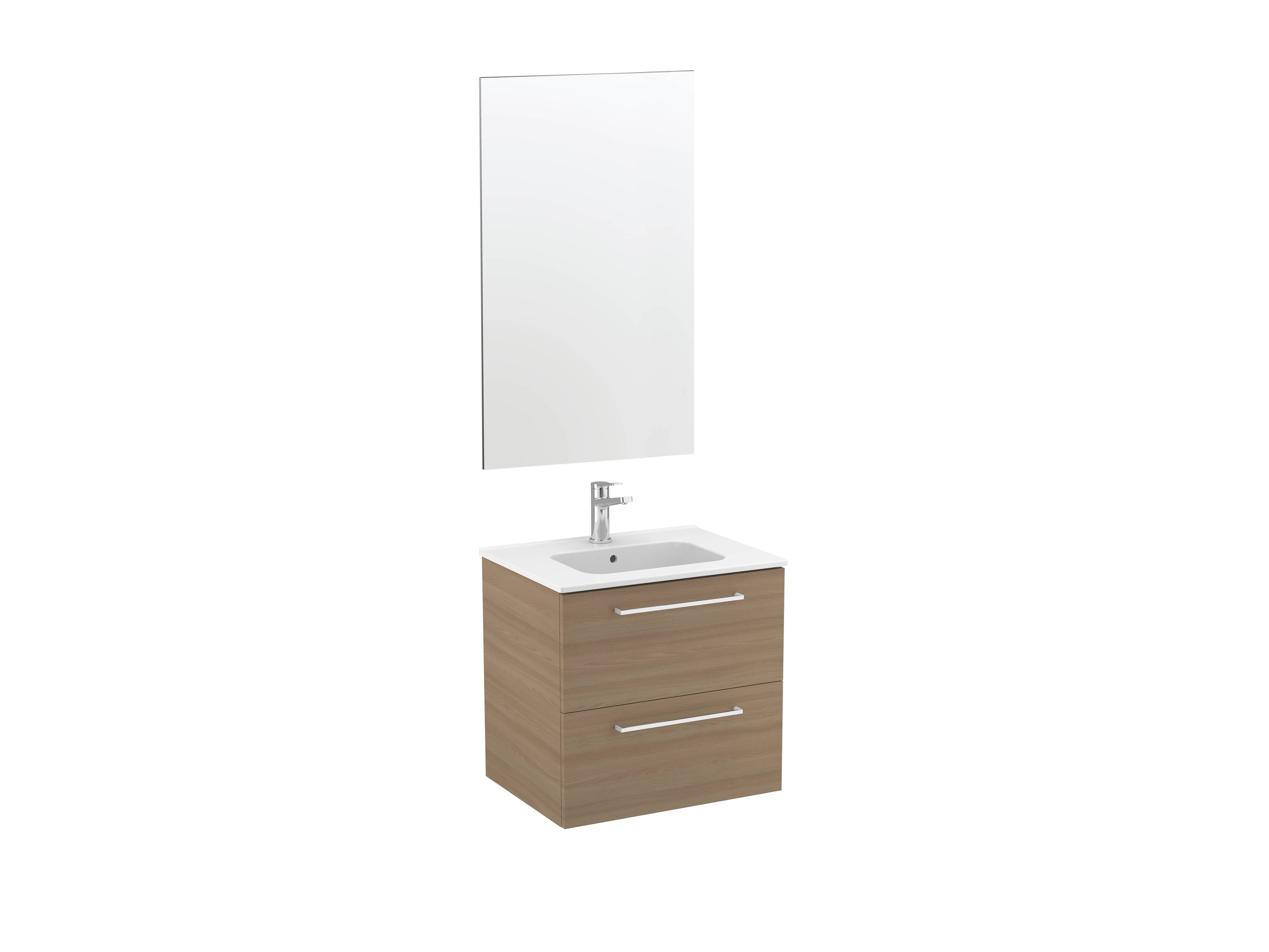 Móveis com lavatório Nogueira texturado FICUS S70218203103500 Sanitana
