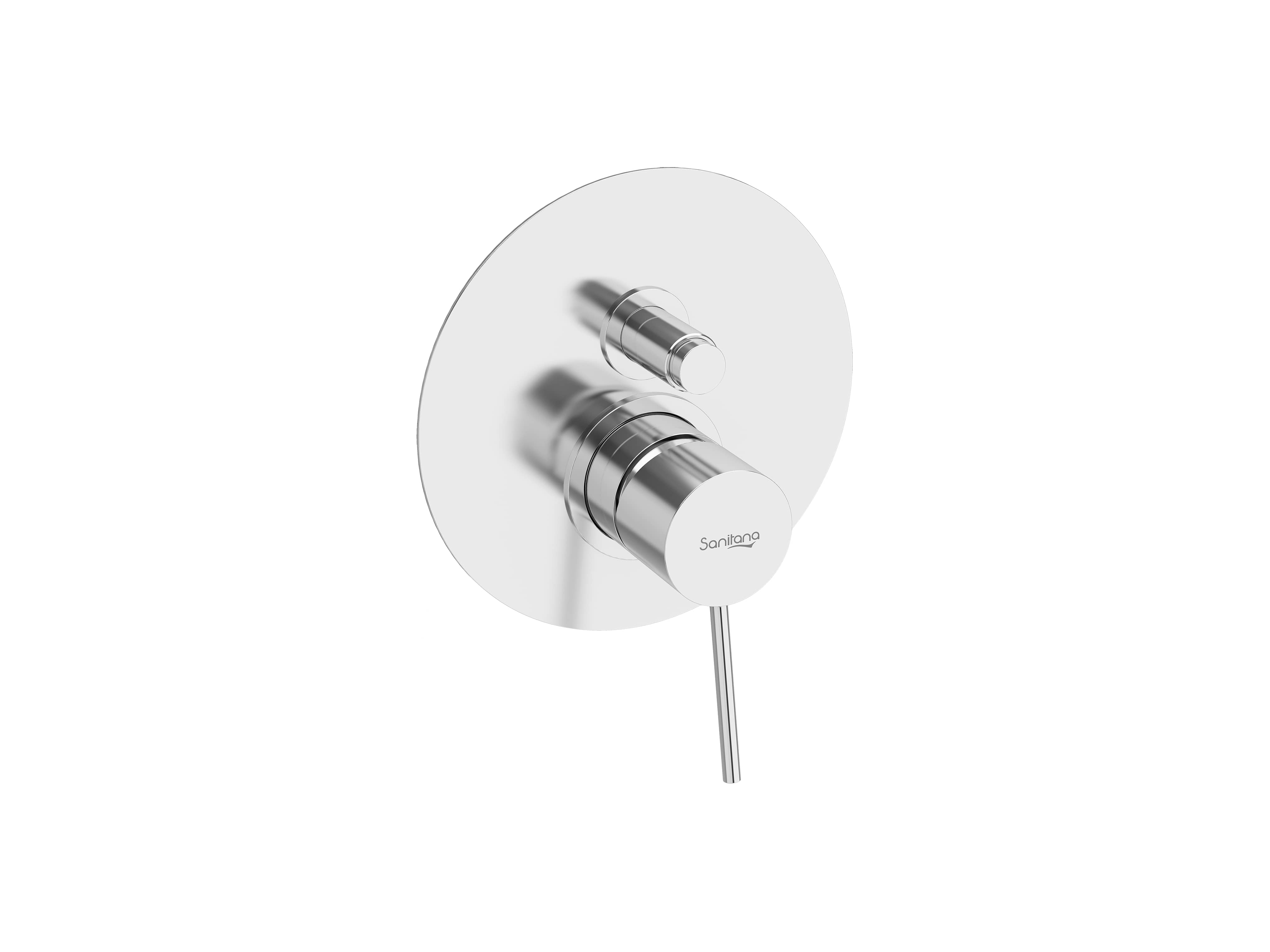 Torneiras de duche e banheira Cromado UNIC S50005968750706 Sanitana
