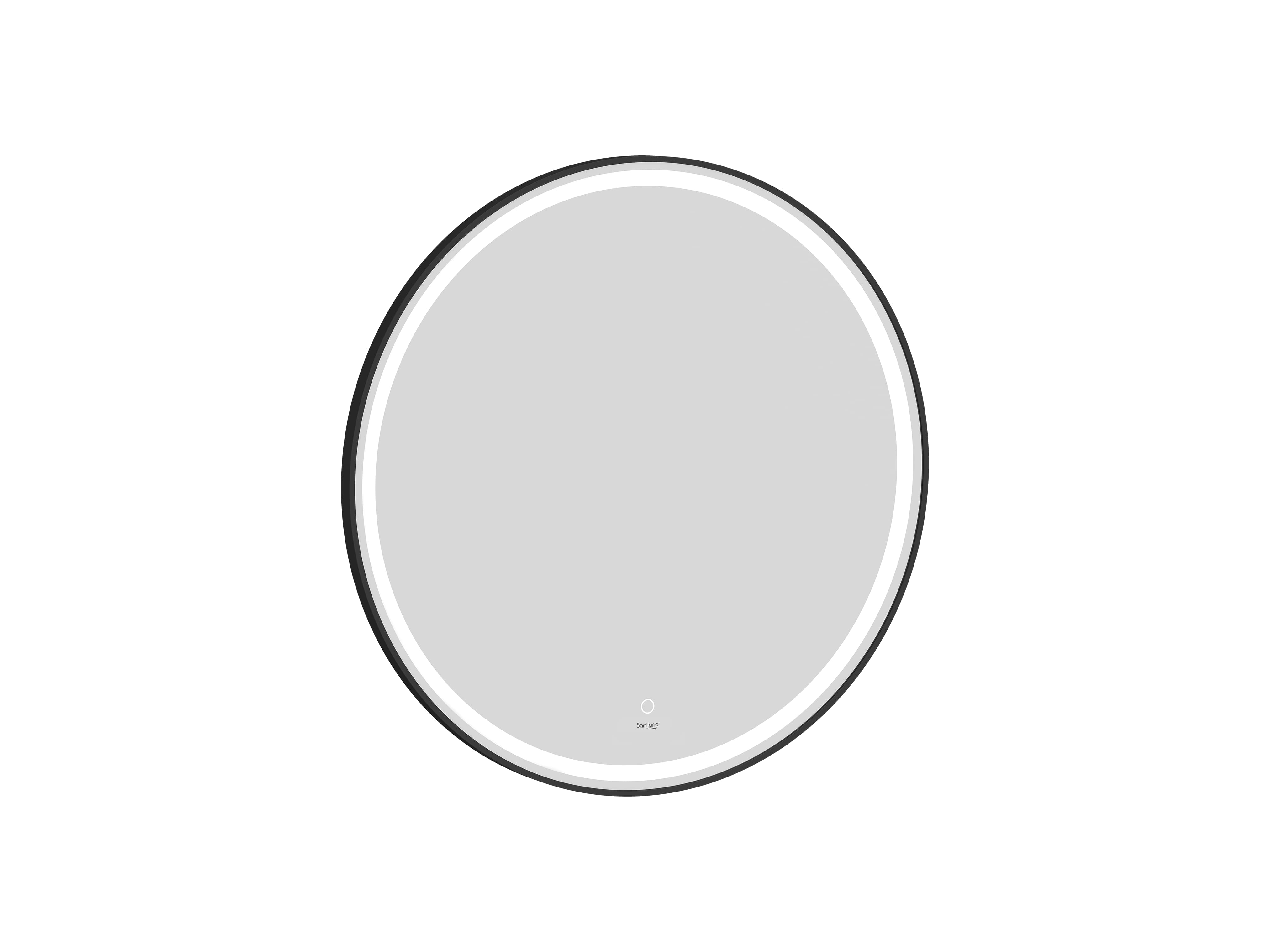 Espelhos com iluminação Preto escovado ASTERION S70210983006601 Sanitana