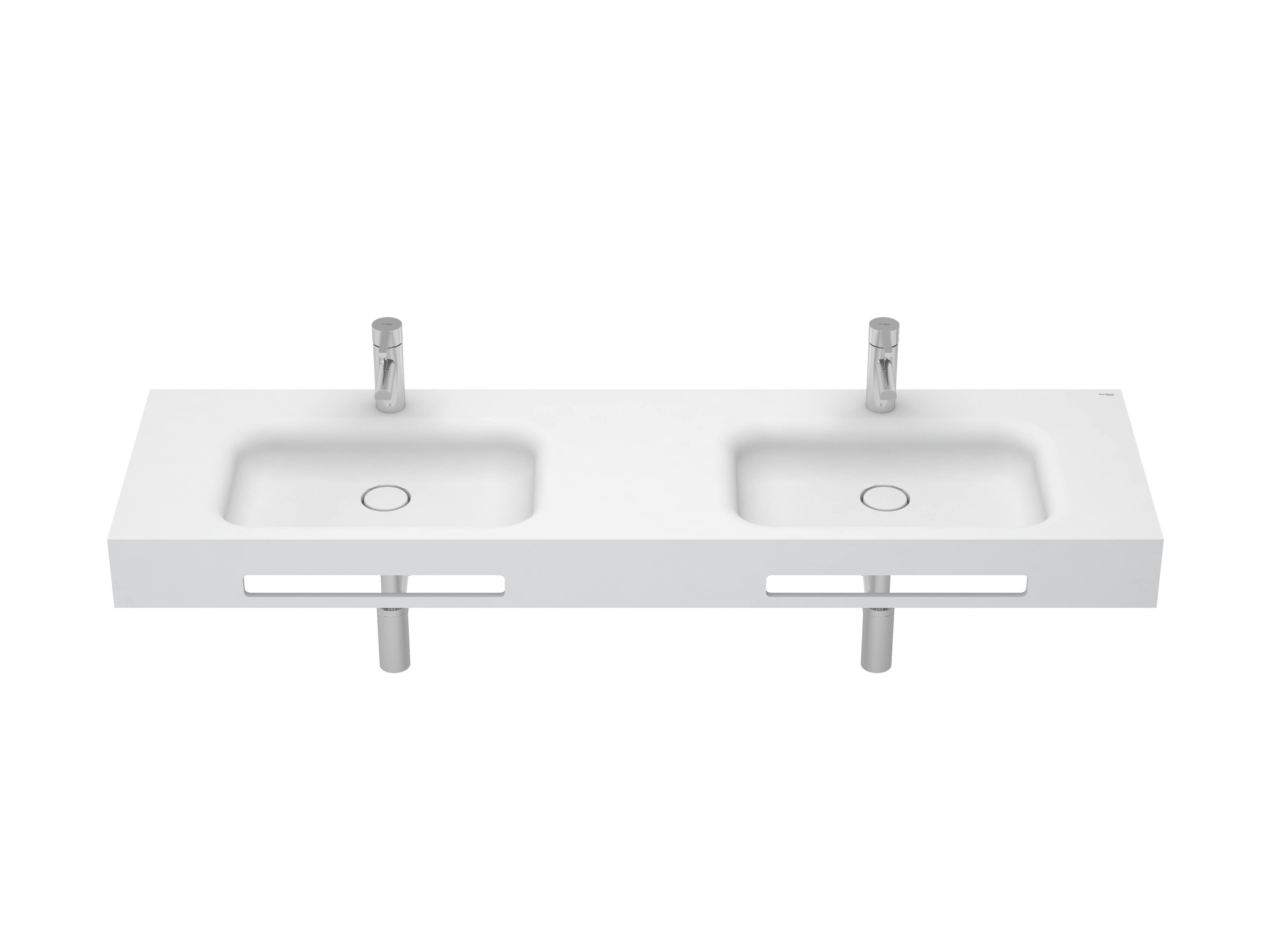 Lavatórios murais Branco VELVET S20203812000000 Sanitana