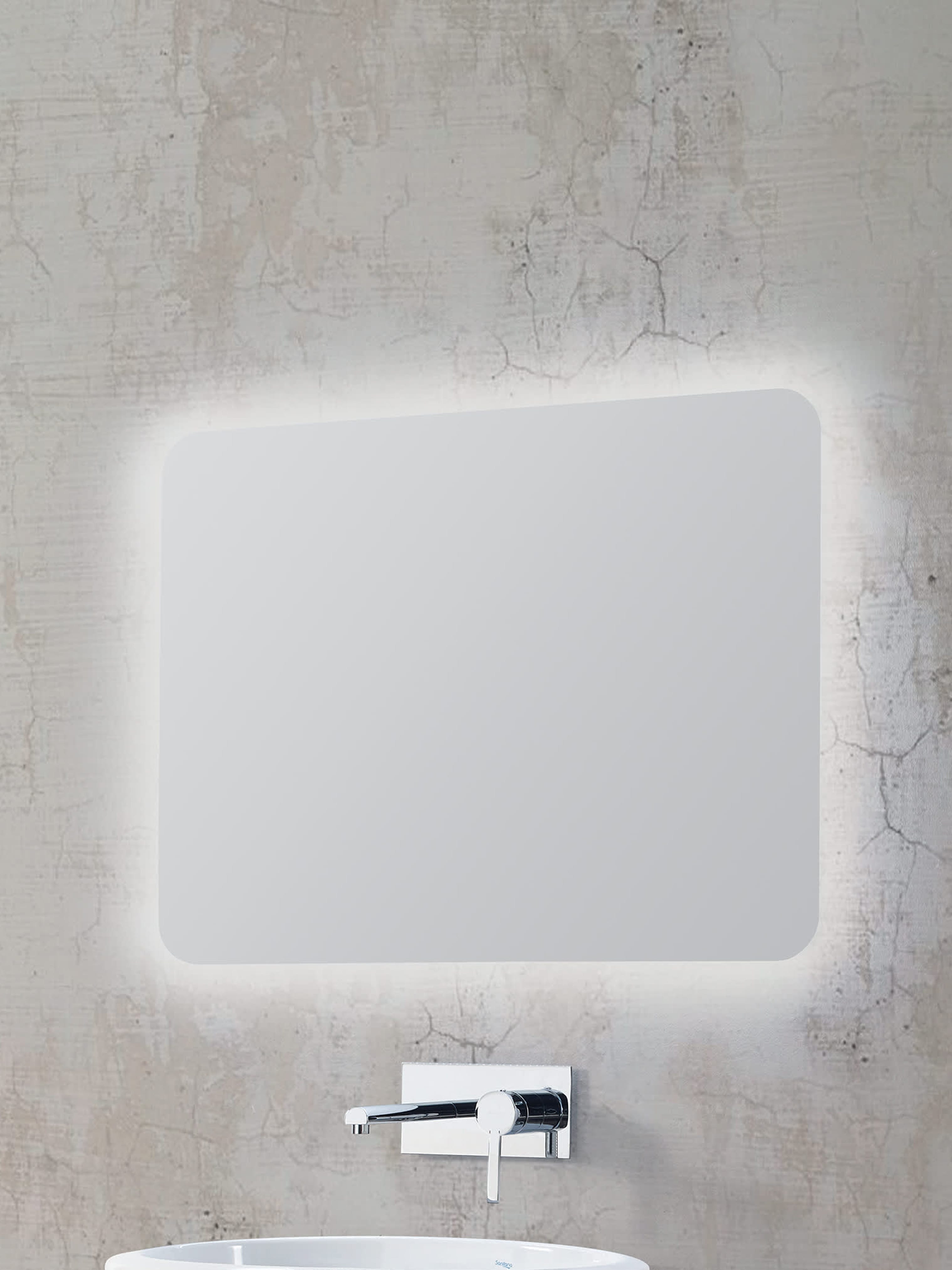 Espelhos com iluminação e anti embaciamento MAYARA S70054012699900 Sanitana