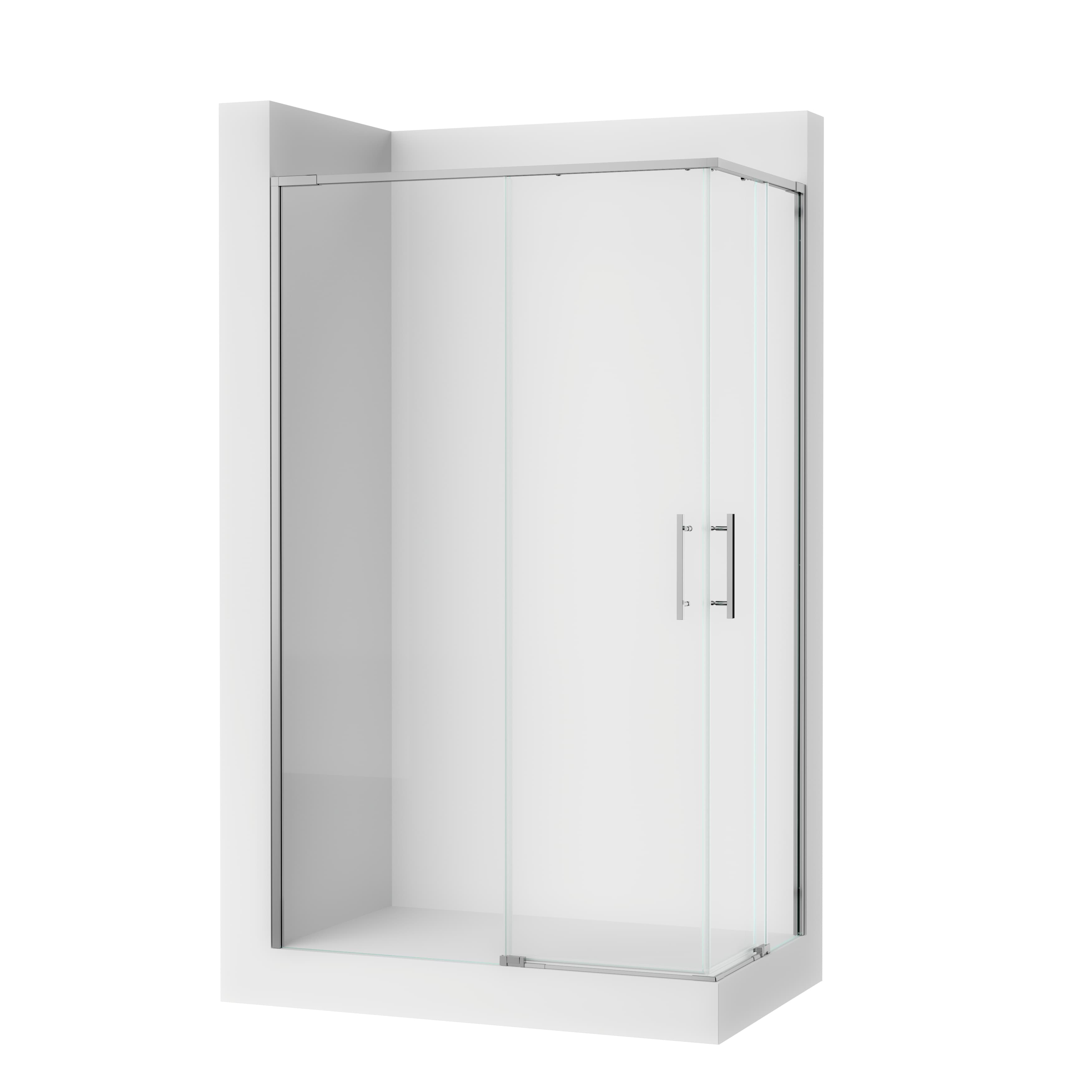 Divisórias para duche Alumínio polido FLOW+ S60241200012M01 Sanitana