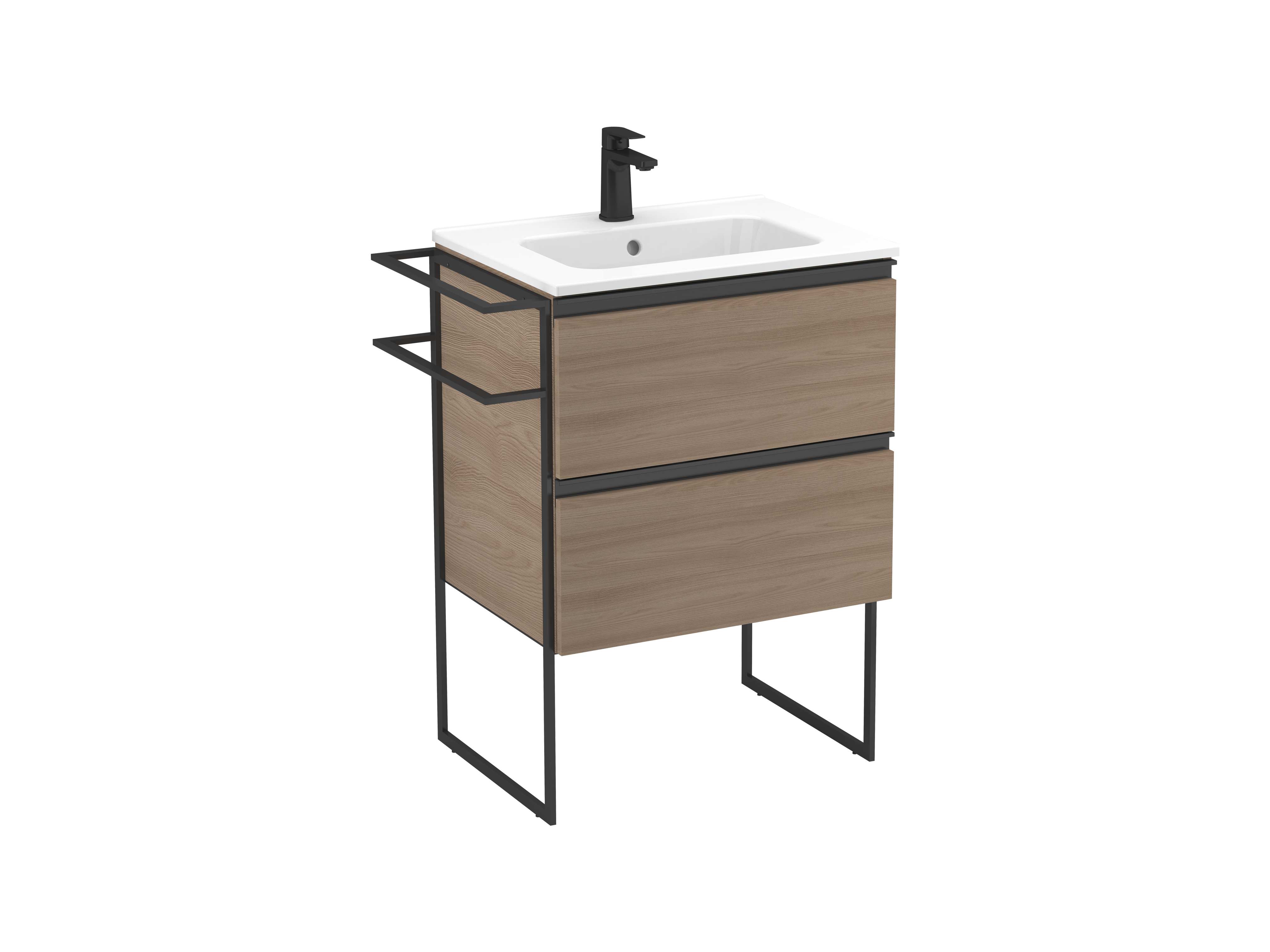 Móveis base Nogueira texturado WEZA S70210503103500 Sanitana