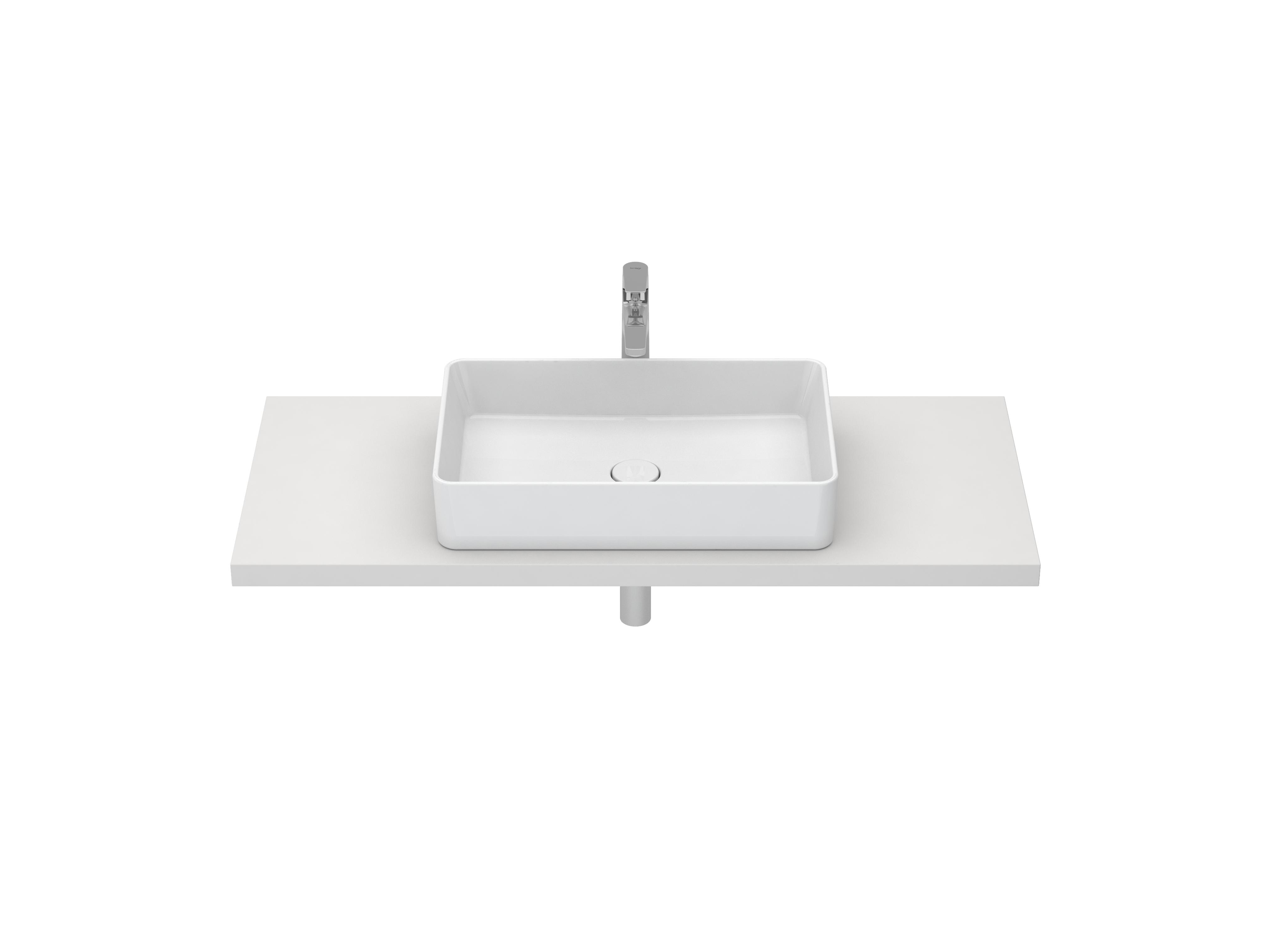 Lavatórios de bancada Branco HALO S10209250400000 Sanitana