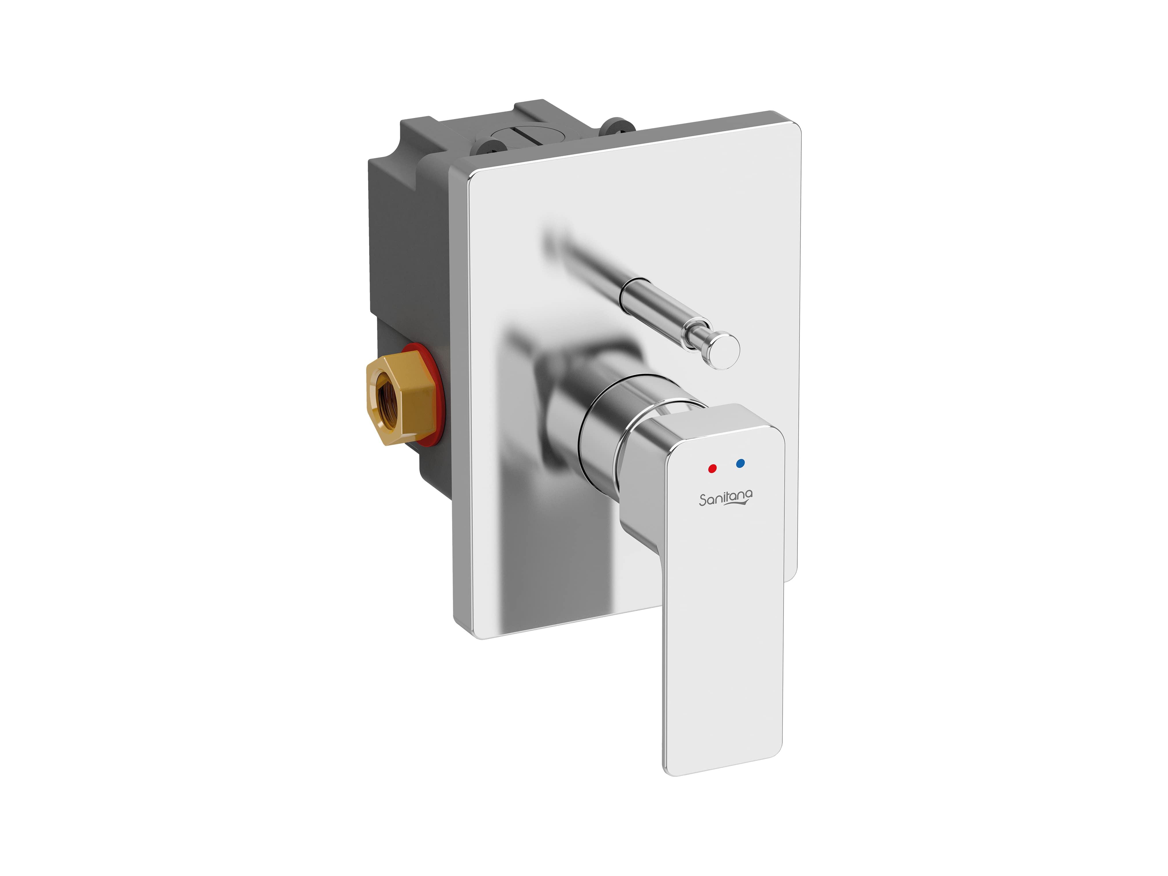 Torneiras de duche e banheira Cromado NORM S50209569512601 Sanitana