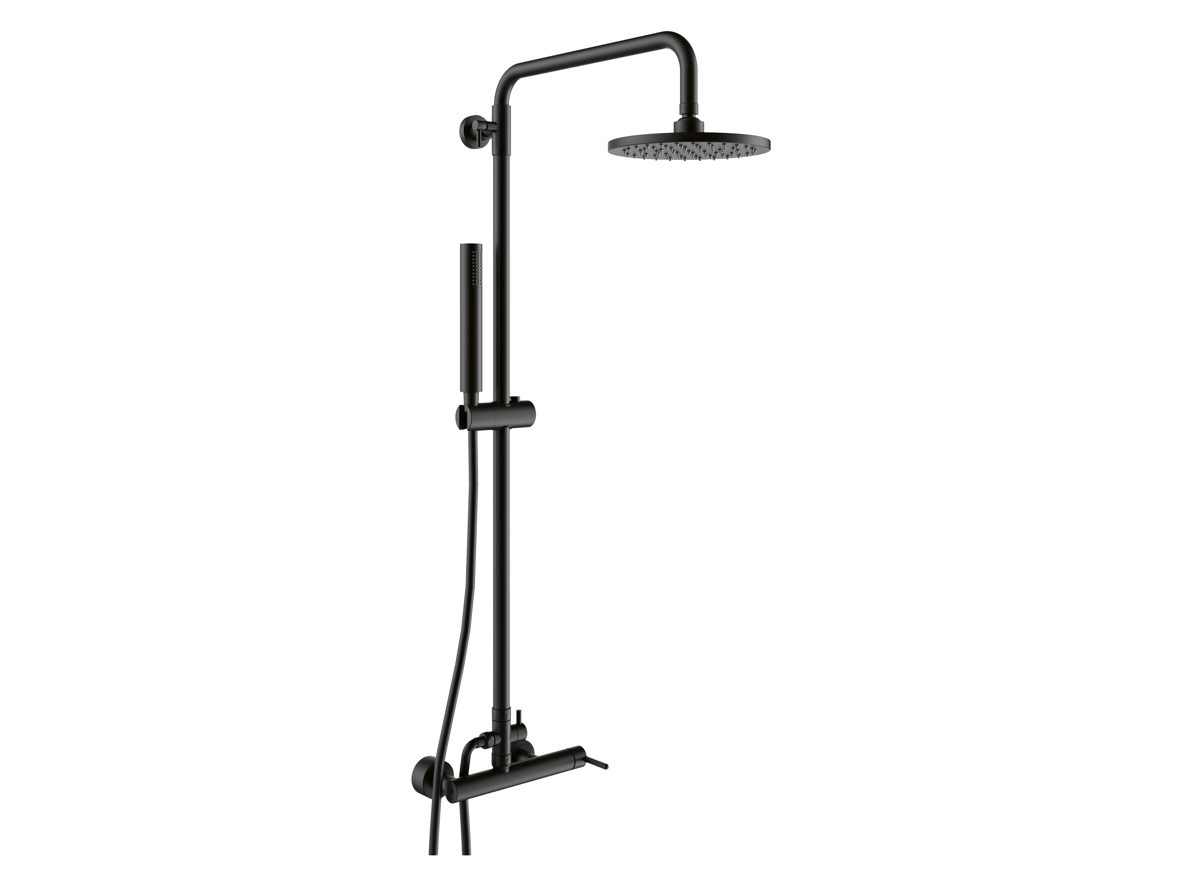 Colunas de duche Preto mate RUBY S50217800071602 Sanitana