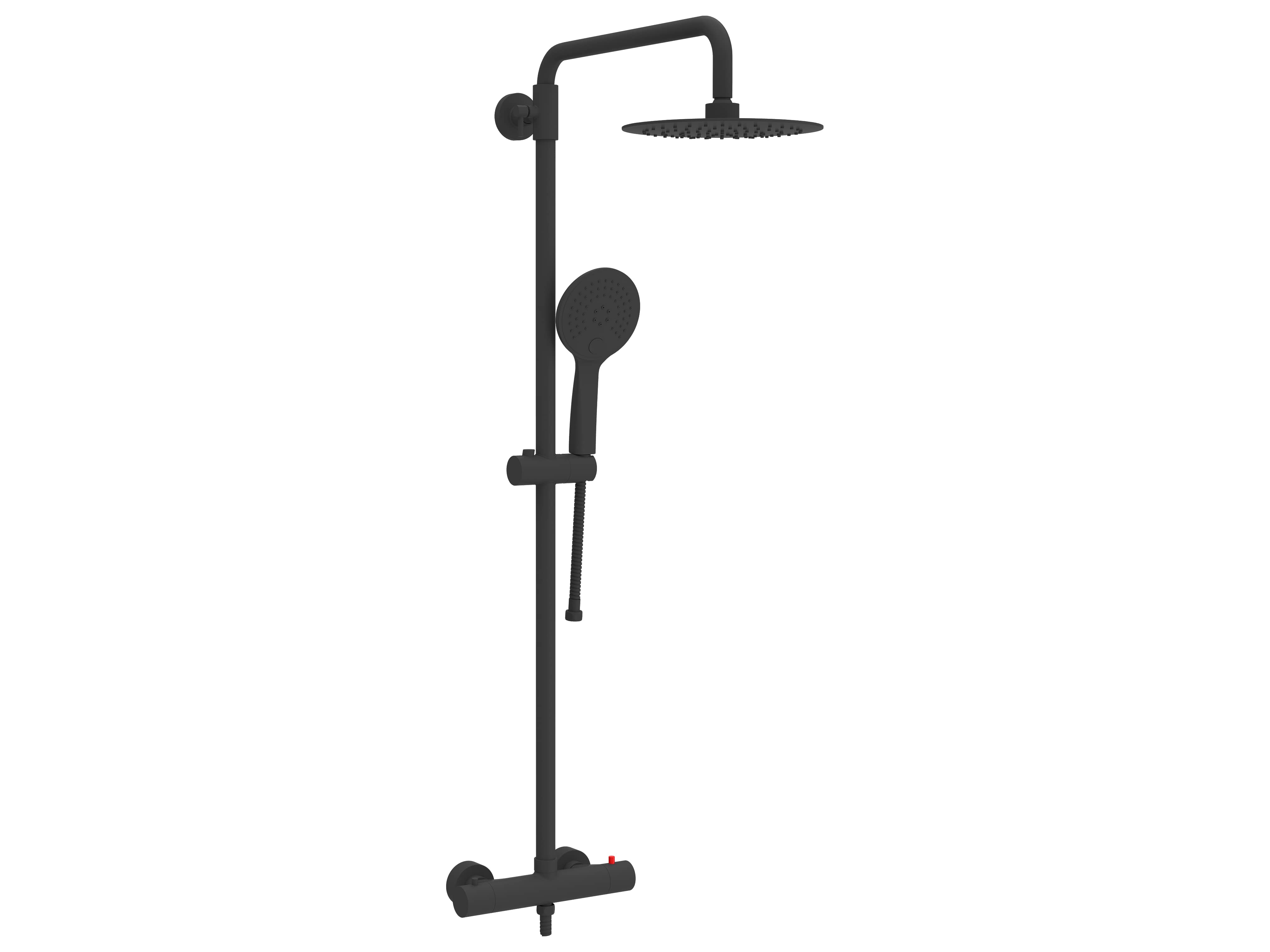 Colunas de duche Preto mate BLOOM S50207346371600 Sanitana