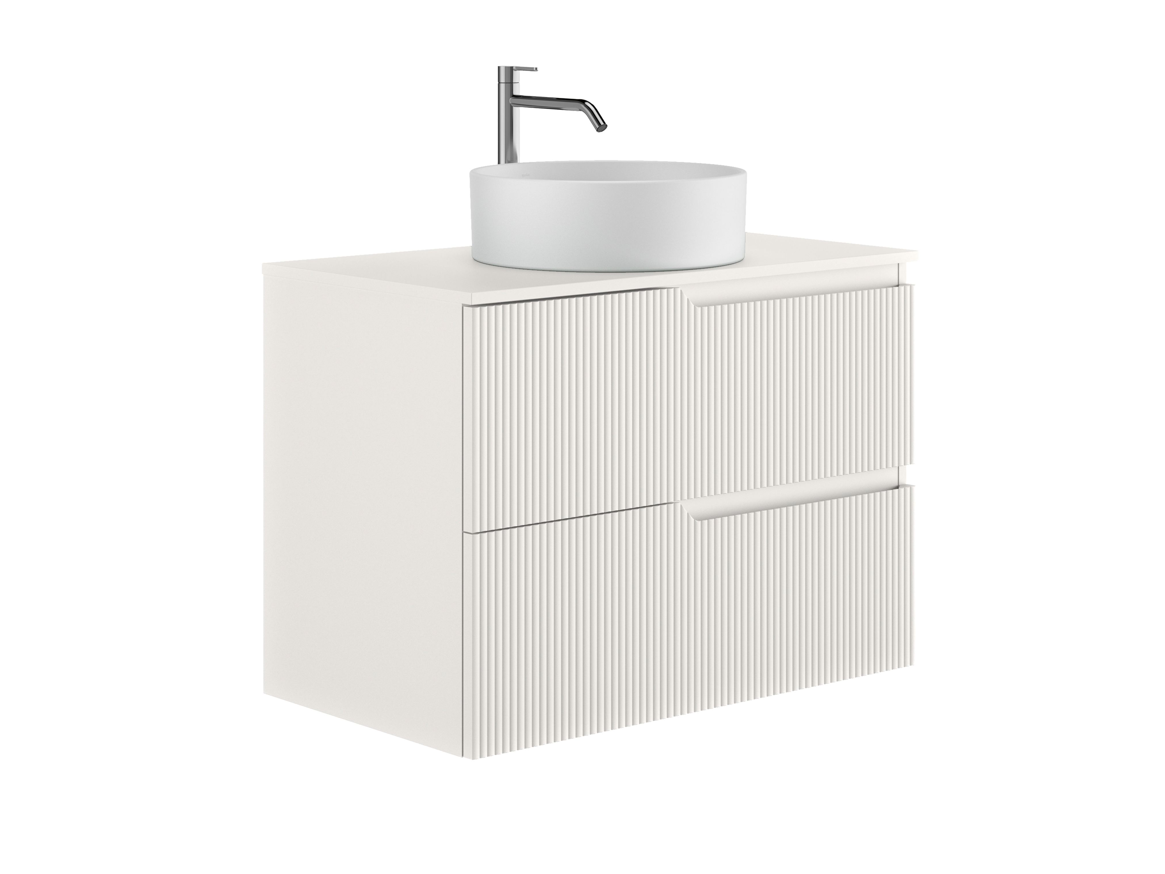 Bancadas para lavatório Branco mate BLOSSOM S70219700006400 Sanitana