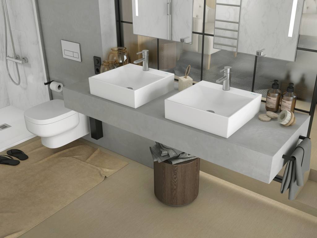 Lavatórios de bancada ALBUS S100850808...00 Sanitana