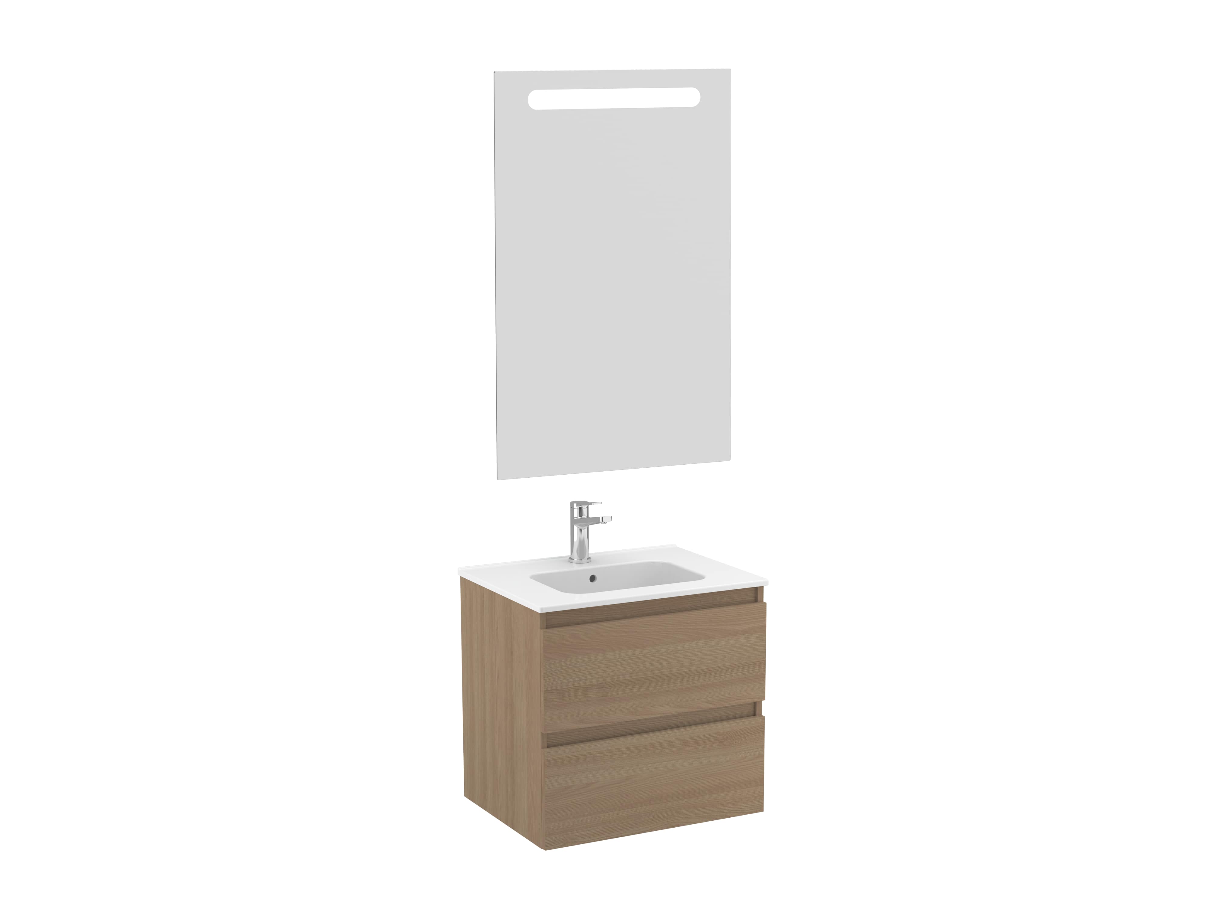 Móveis com lavatório Nogueira texturado MAPLE S70218403103500 Sanitana