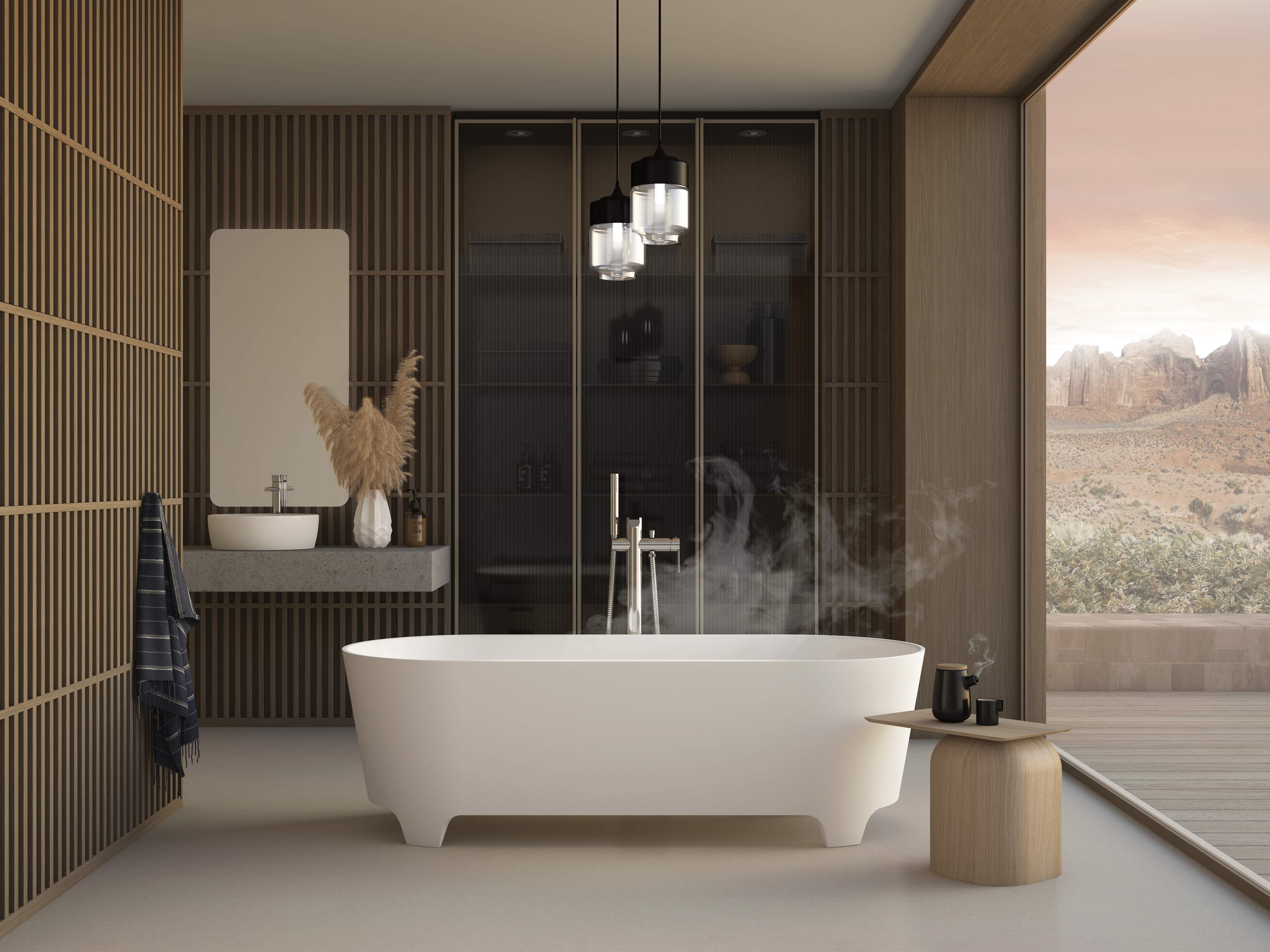 Espelhos com iluminação e anti embaciamento MAYARA S70054012699900 Sanitana