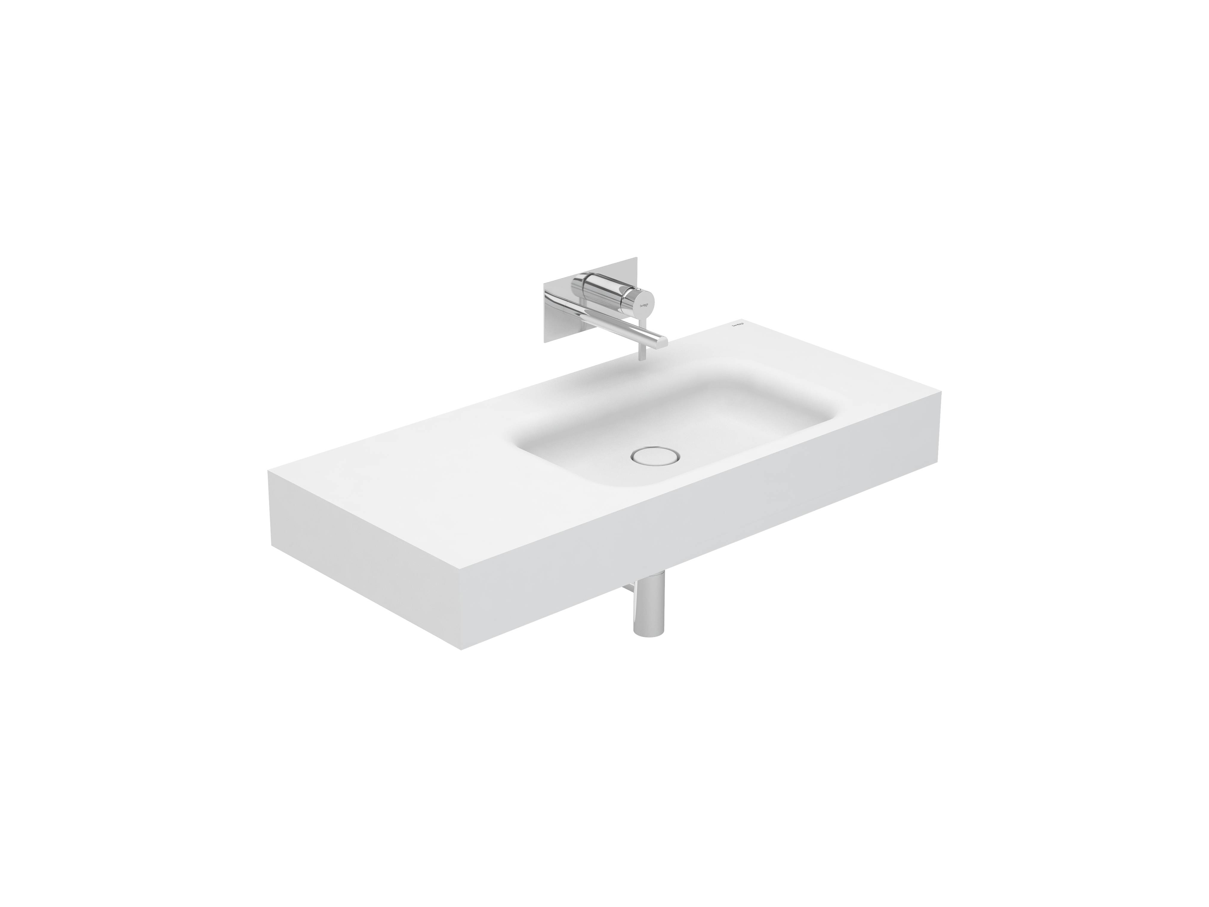 Lavatórios murais Branco VELVET S20204700000000 Sanitana
