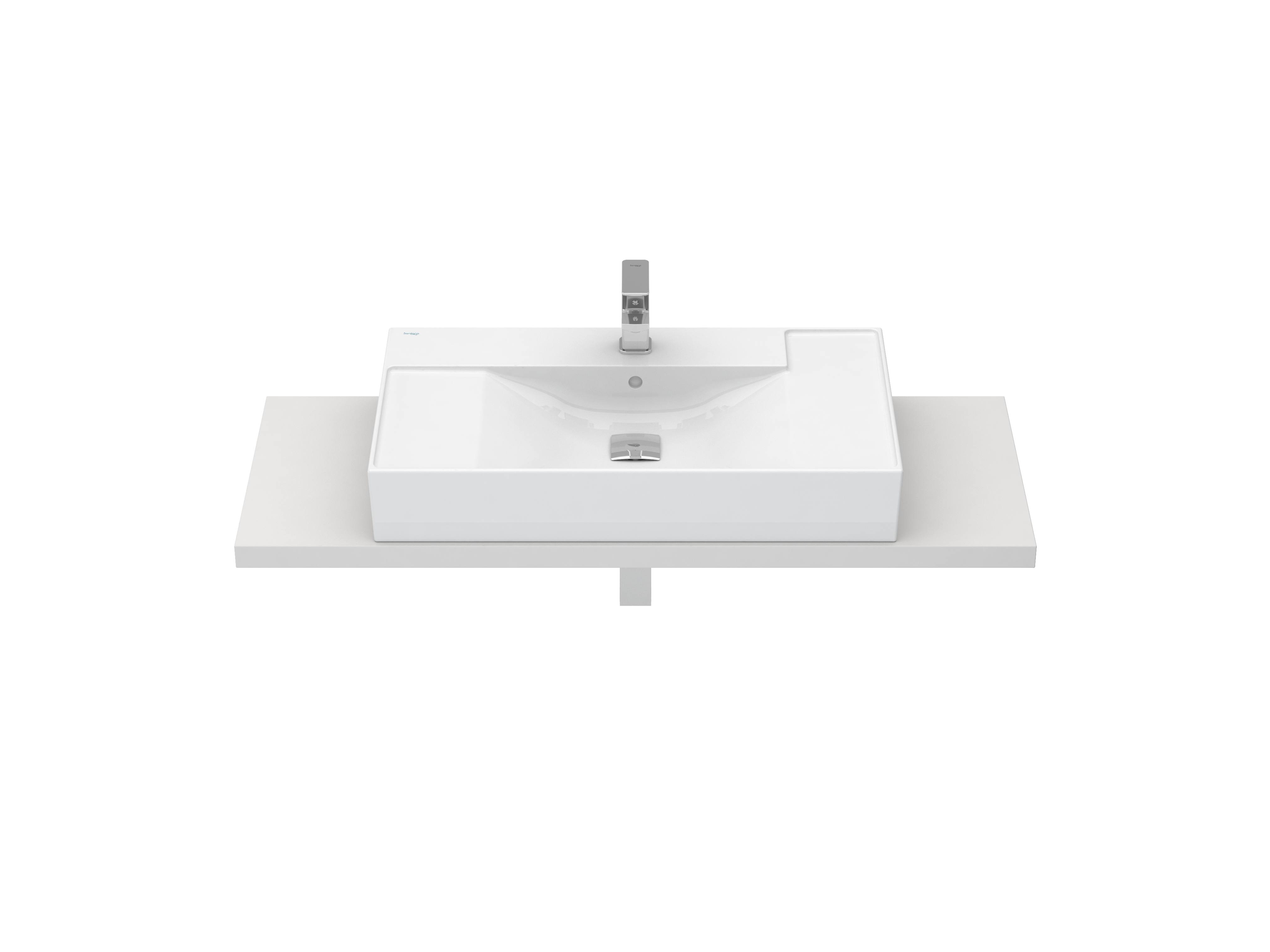 Lavatórios de bancada Branco ALBUS S10200216400000 Sanitana