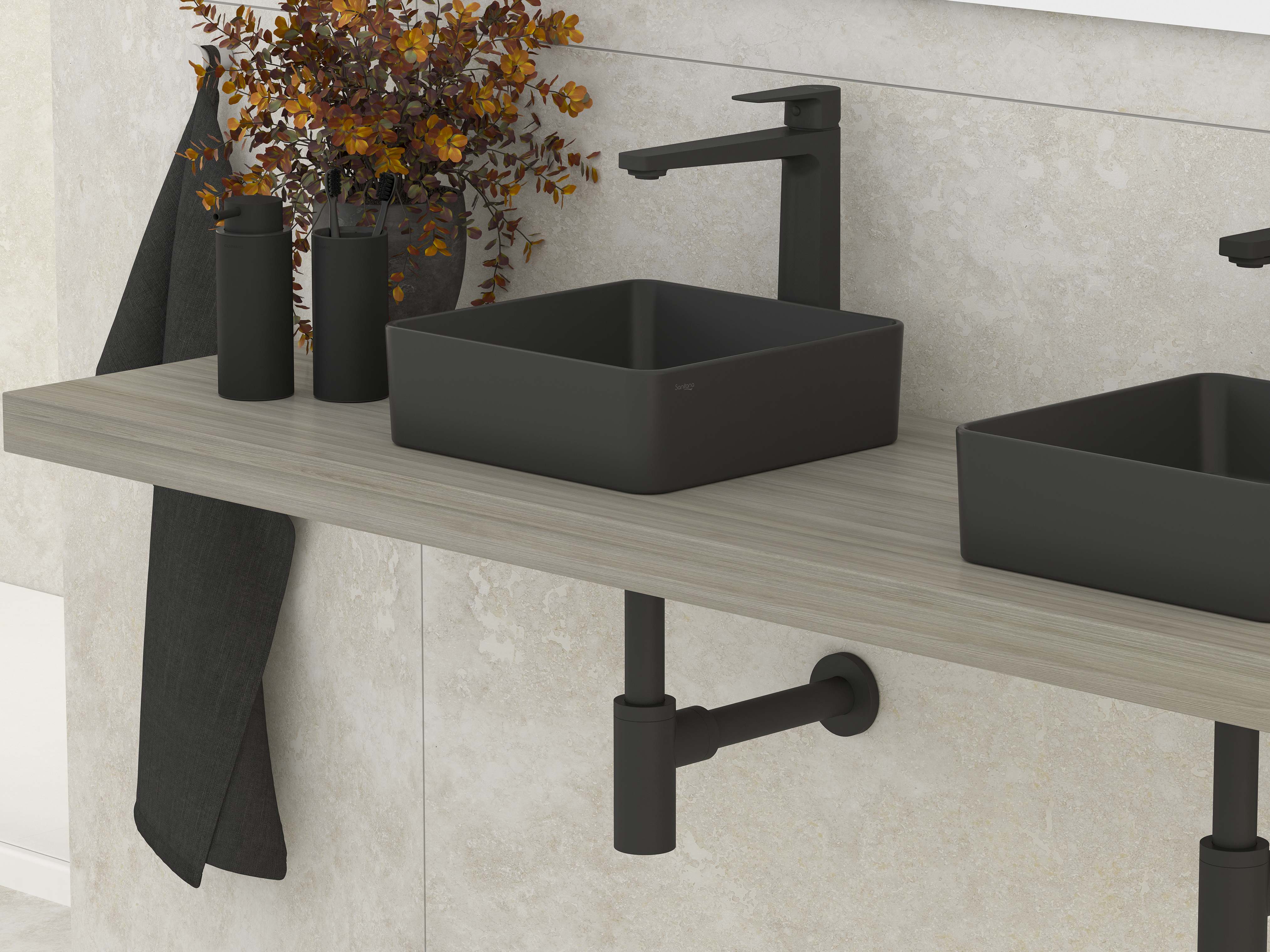 Lavatórios de bancada HALO S102091504...00 Sanitana