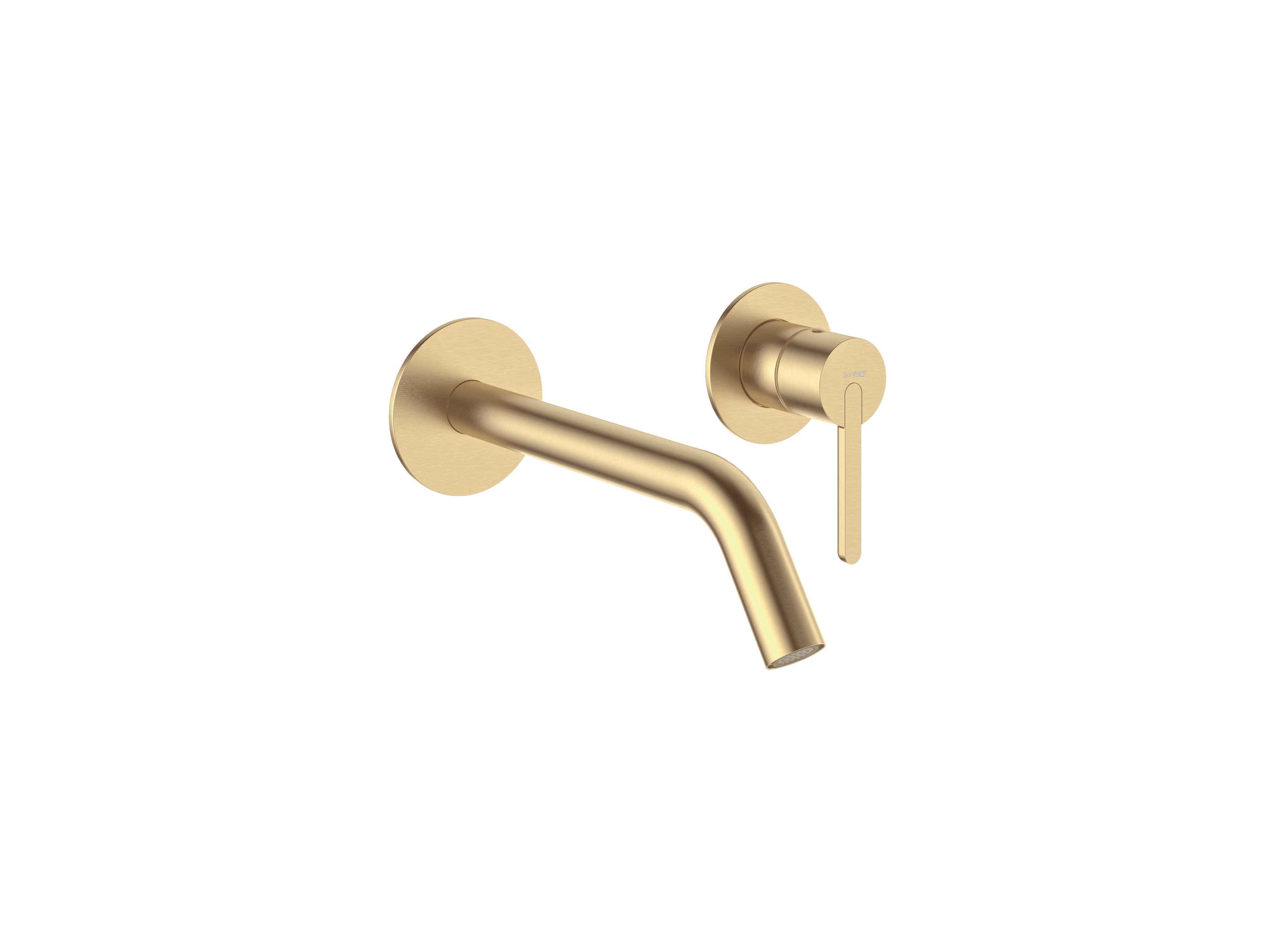 Torneiras de lavatório Ouro escovado RUBY S5021751290VA03 Sanitana