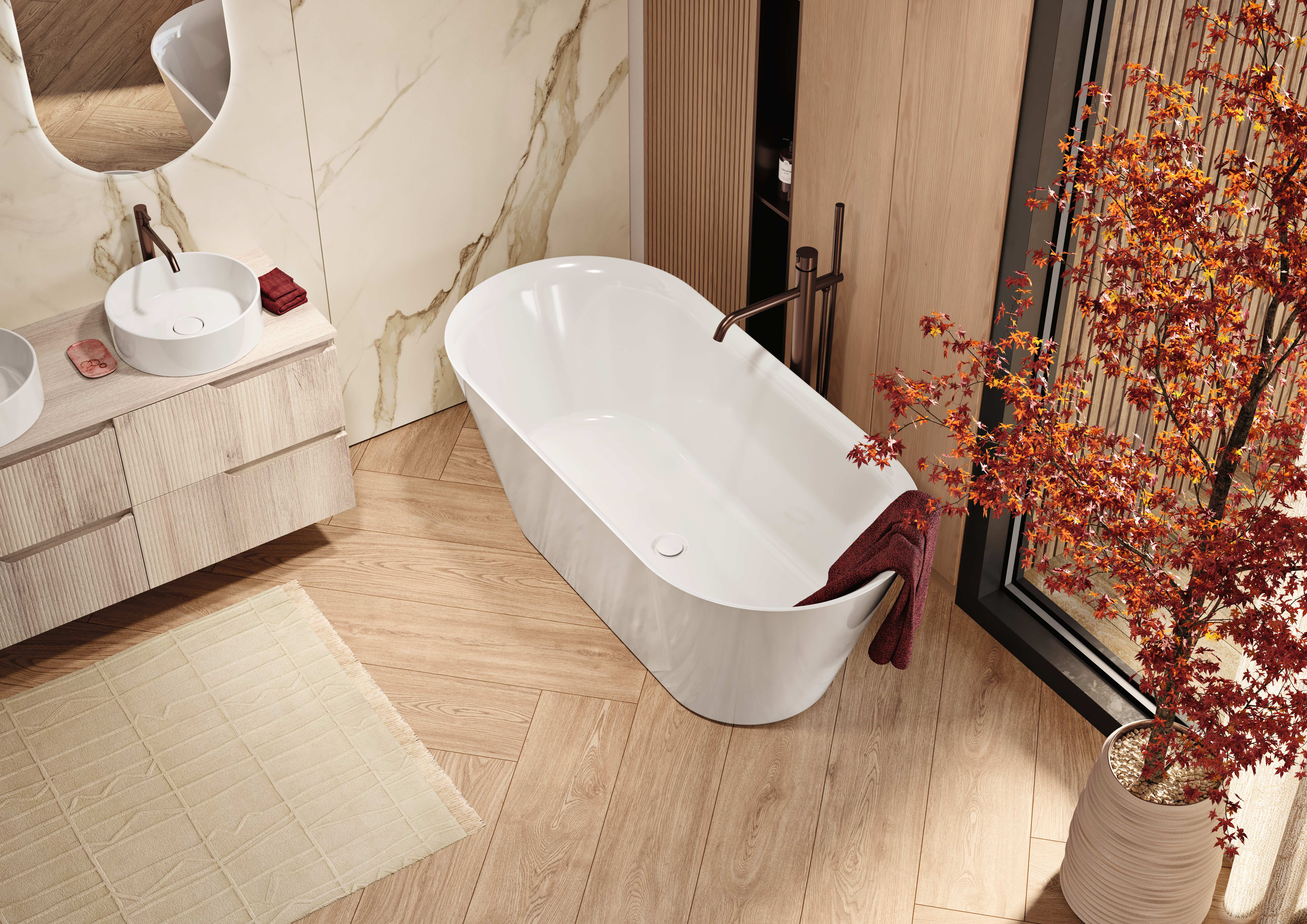 Lavatórios de bancada HALO S102090504...00 Sanitana