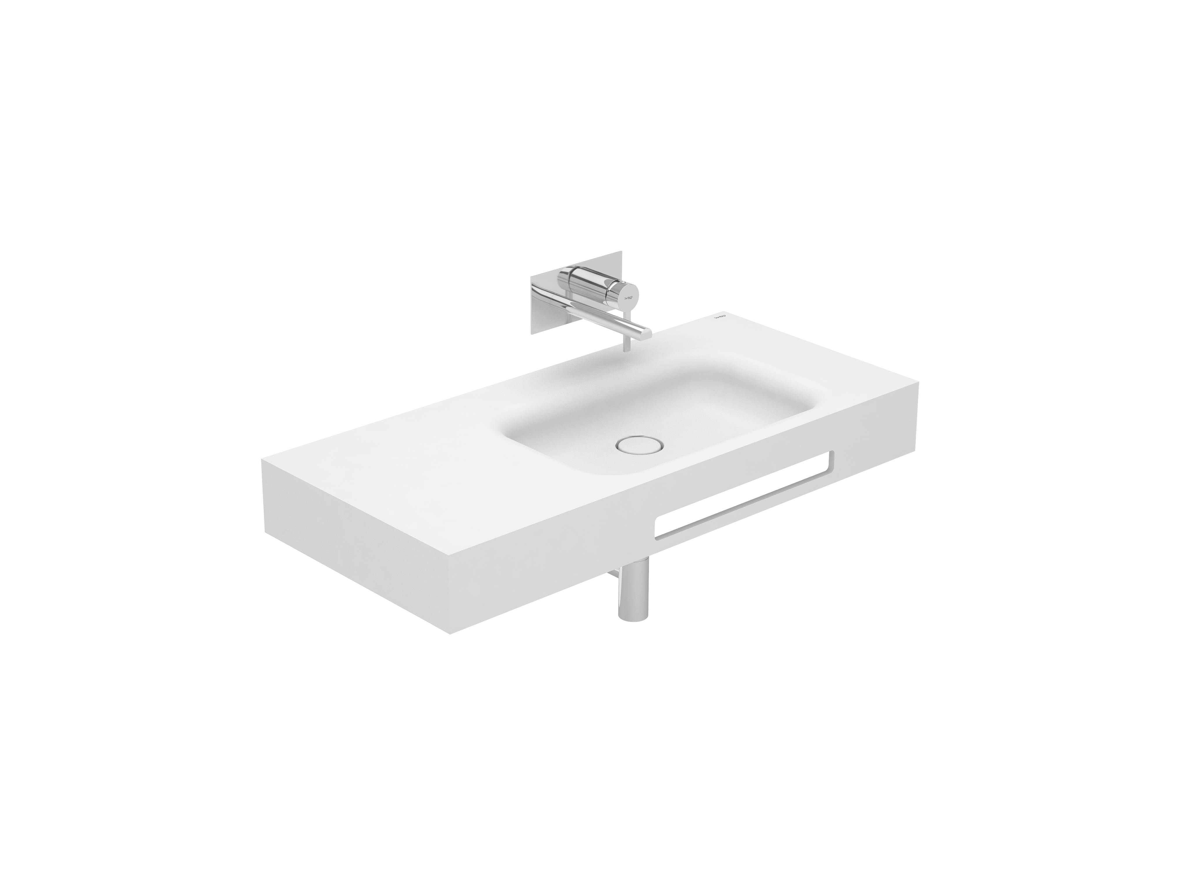 Lavatórios murais Branco VELVET S20204711900000 Sanitana