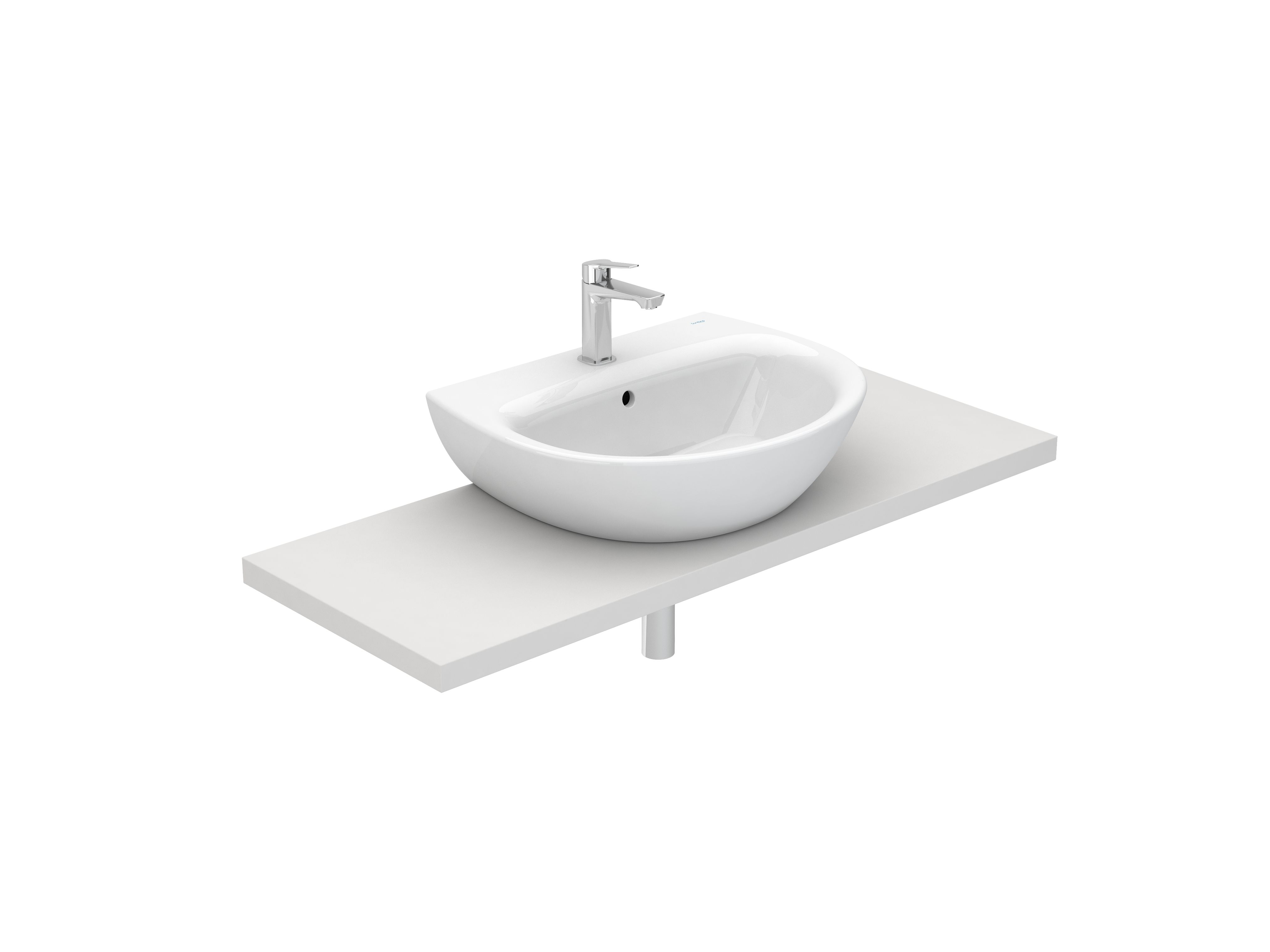 Lavatórios murais Branco POP ART S10078436200000 Sanitana