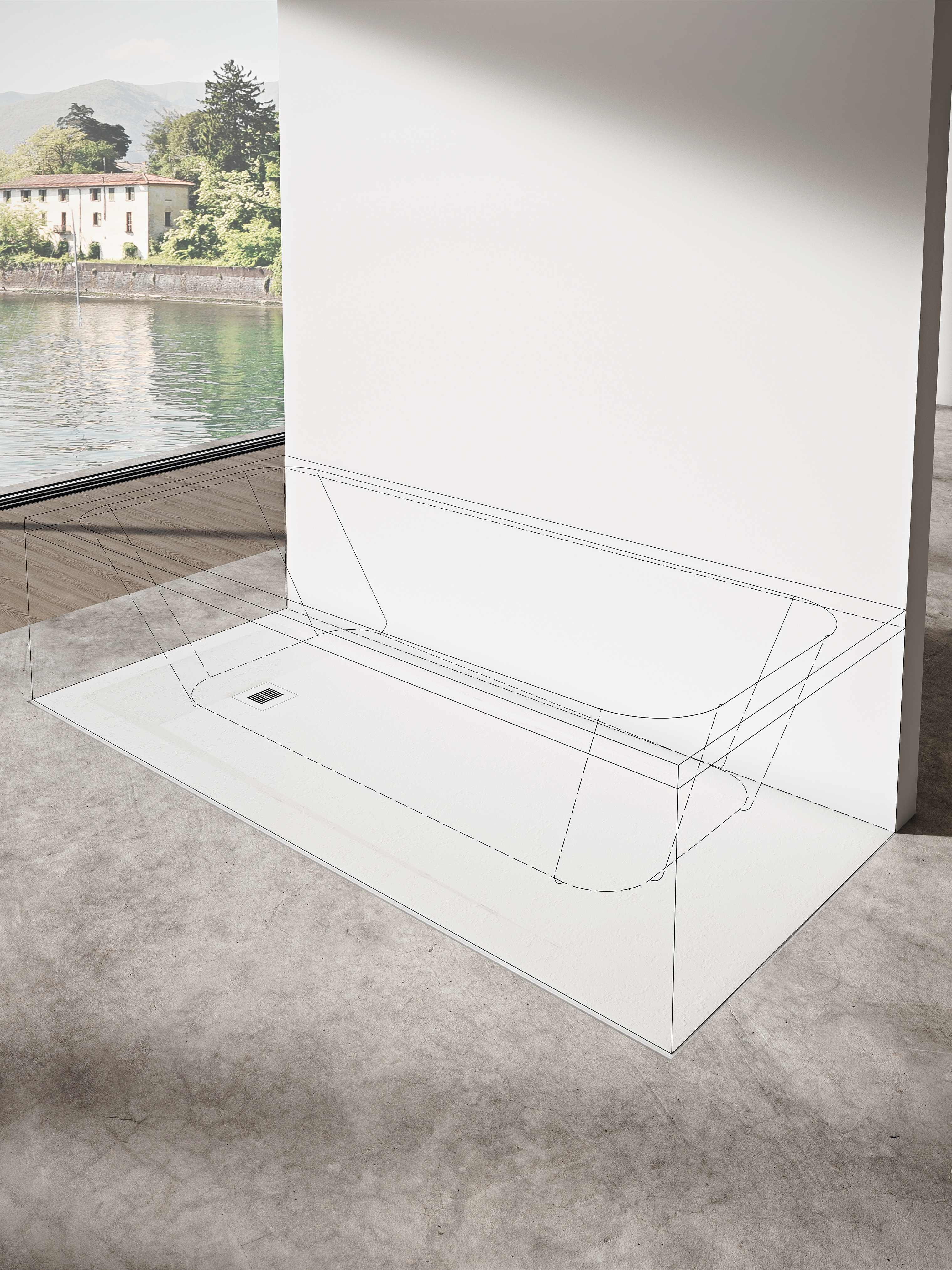 Bases de duche ROCKS SP30151432010...0 Sanitana