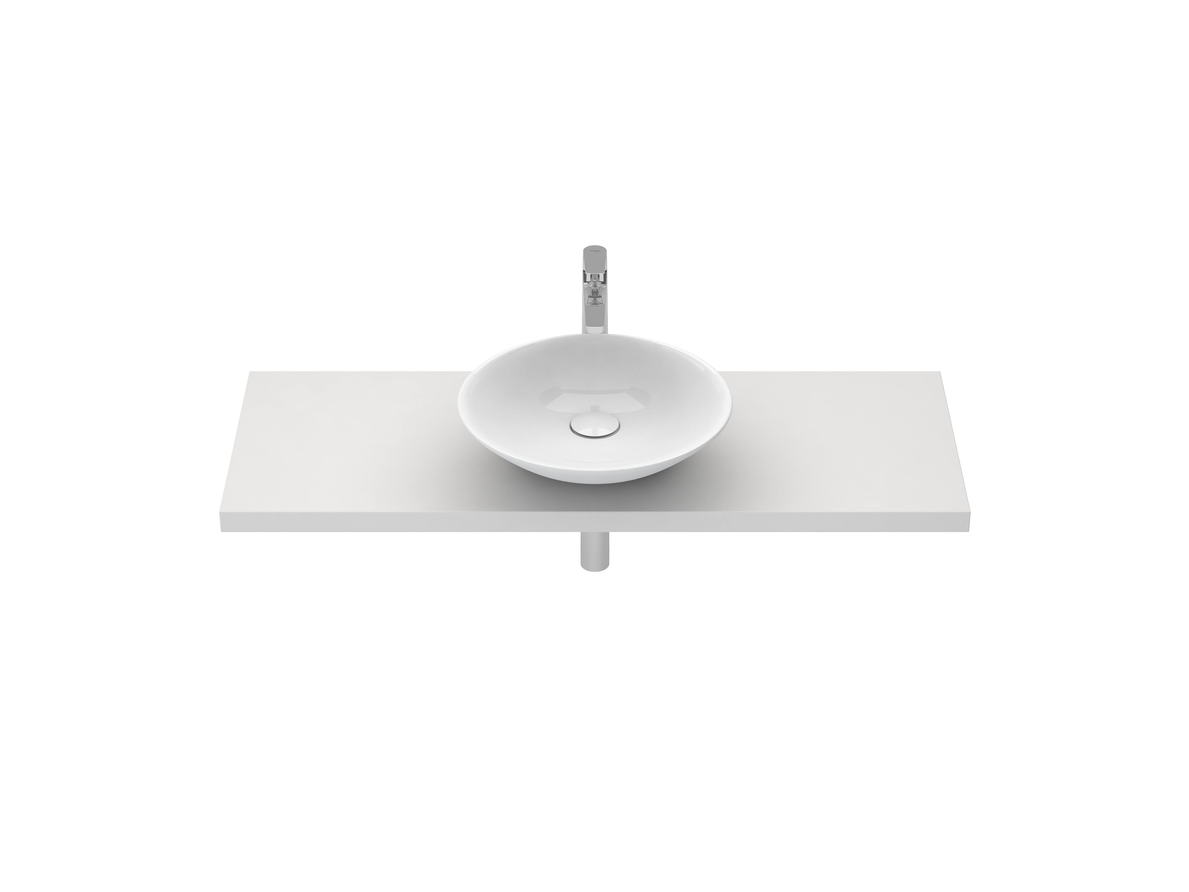 Lavatórios de bancada Branco ORBIT S10013050400000 Sanitana