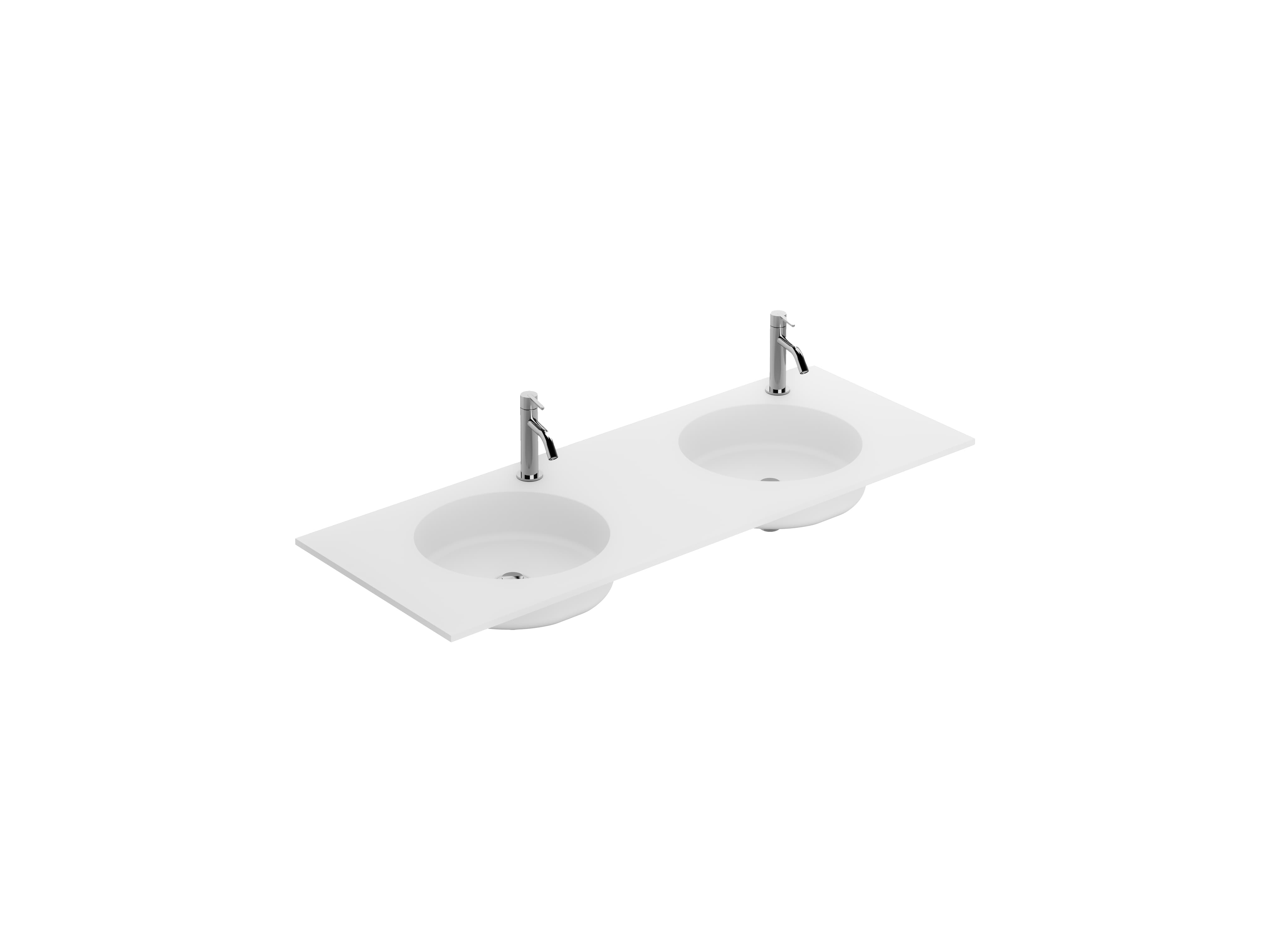 Lavatórios de encastrar Branco EVEN S20219100000000 Sanitana
