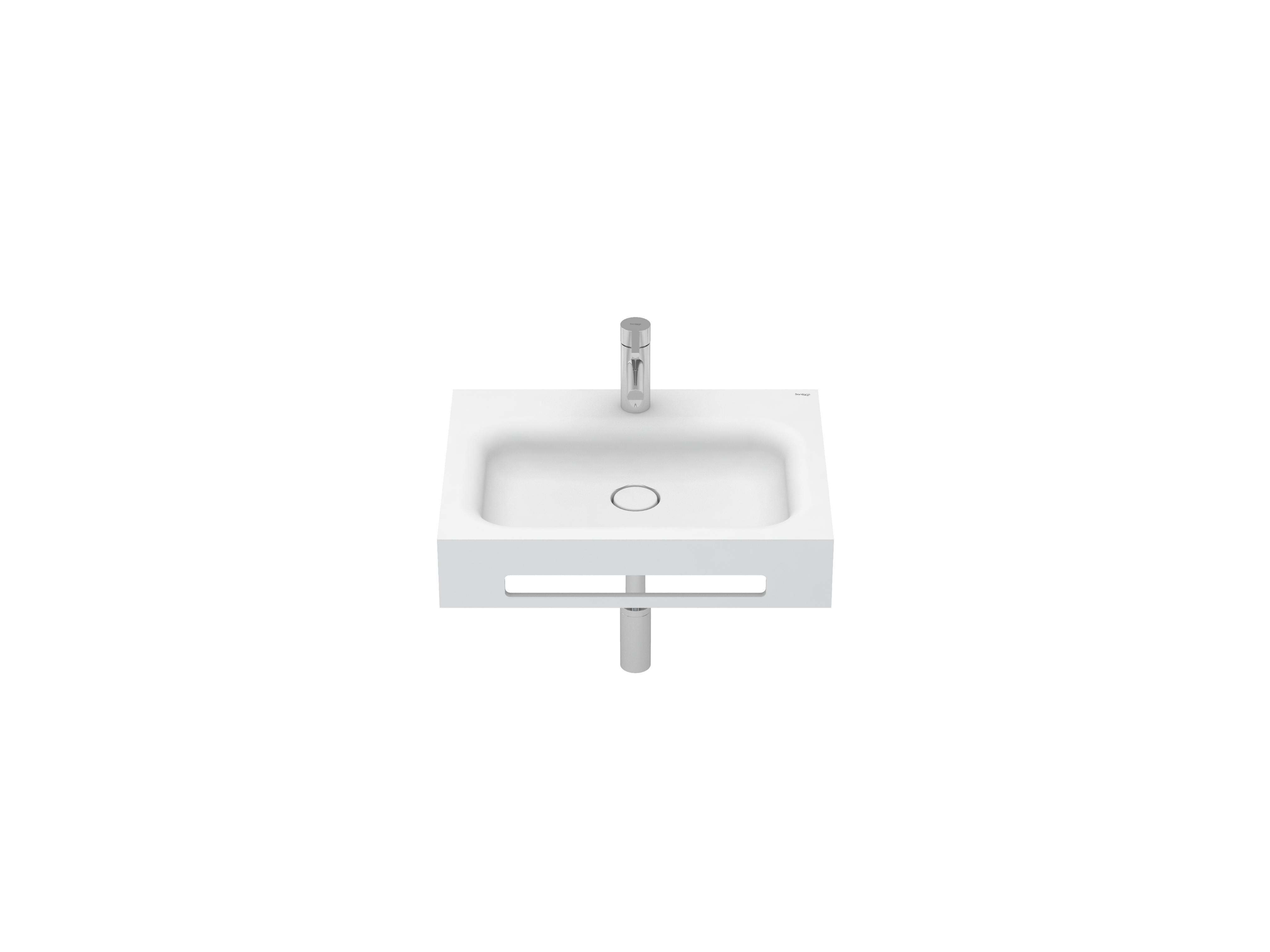 Lavatórios murais Branco VELVET S20205012000000 Sanitana