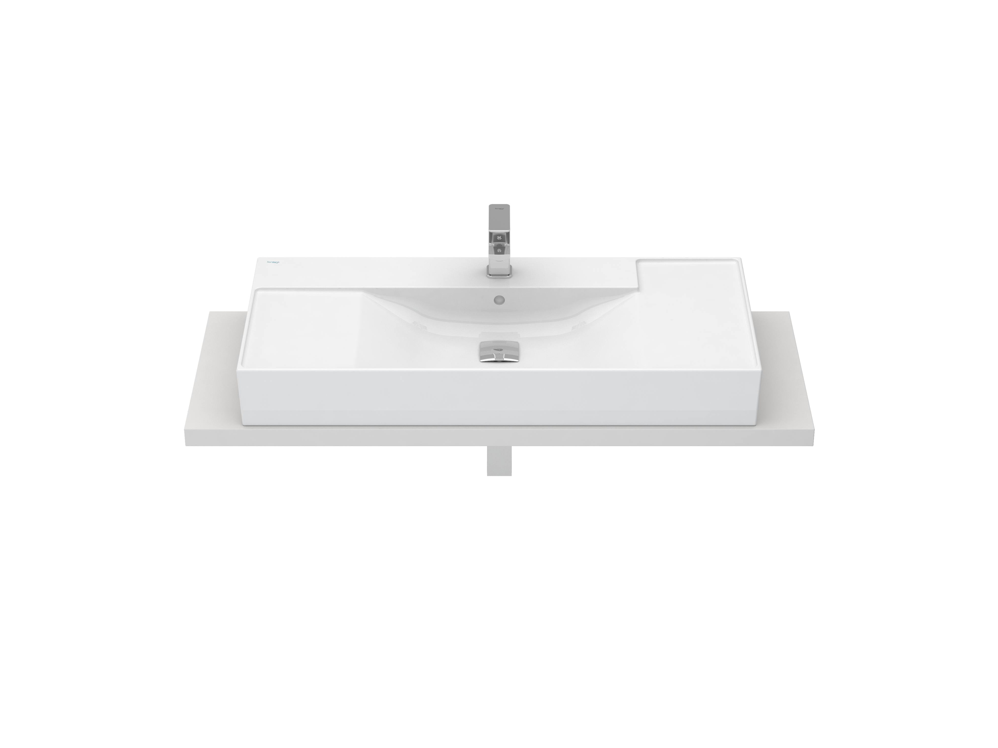 Lavatórios de bancada Branco ALBUS S10200916400000 Sanitana