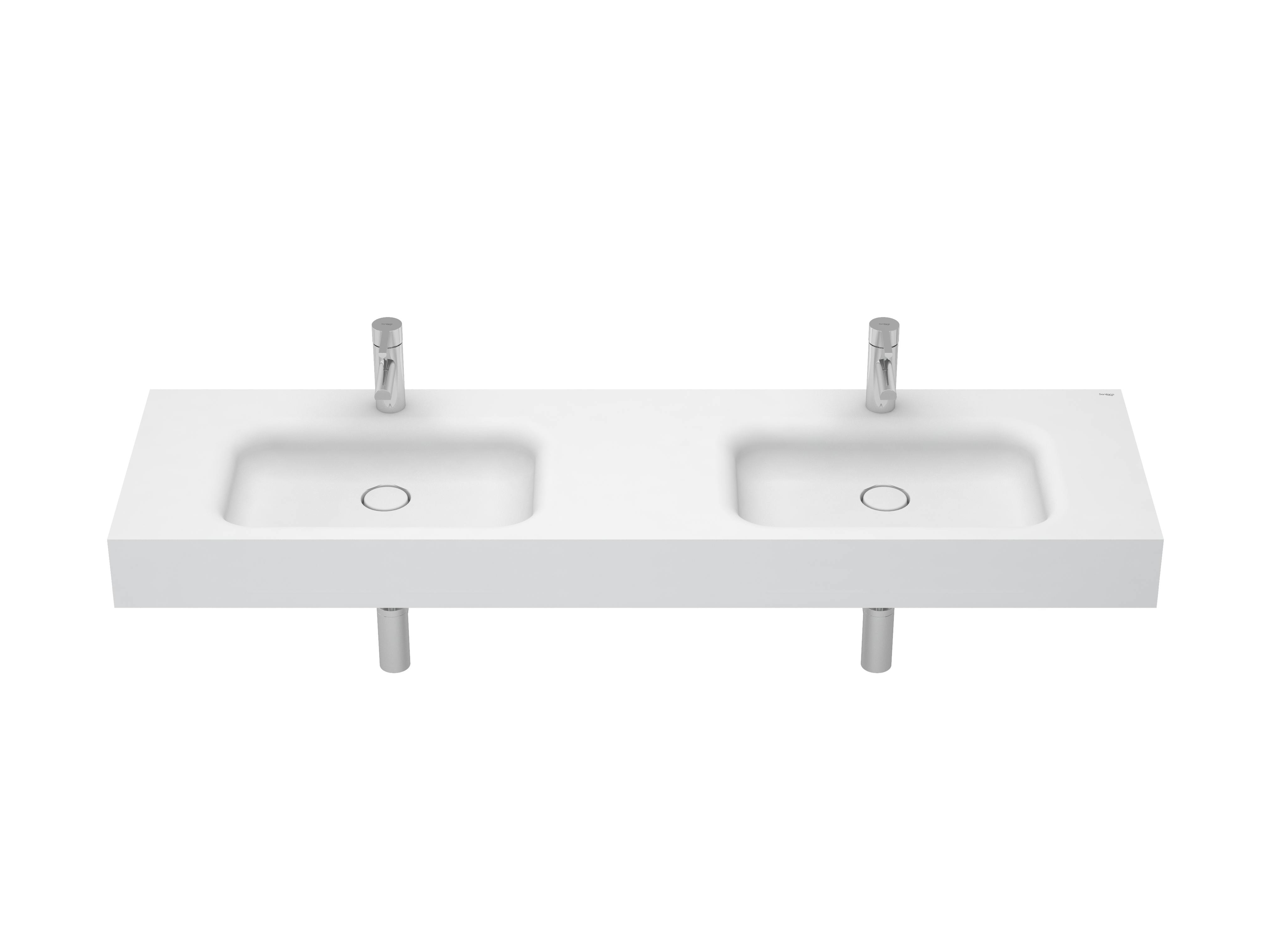 Lavatórios murais Branco VELVET S20203811700000 Sanitana